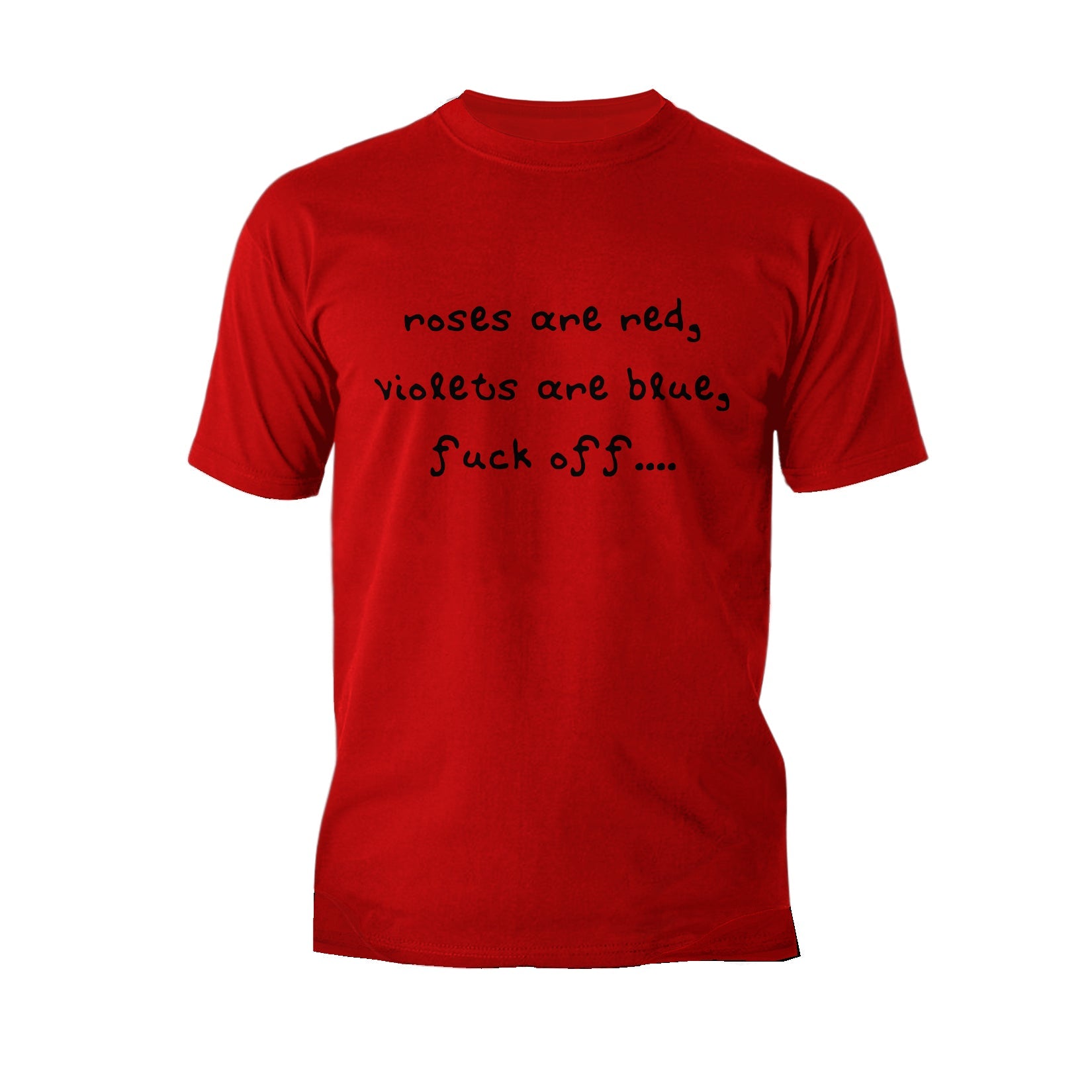 Anti Valentine Poem Men's T-shirt