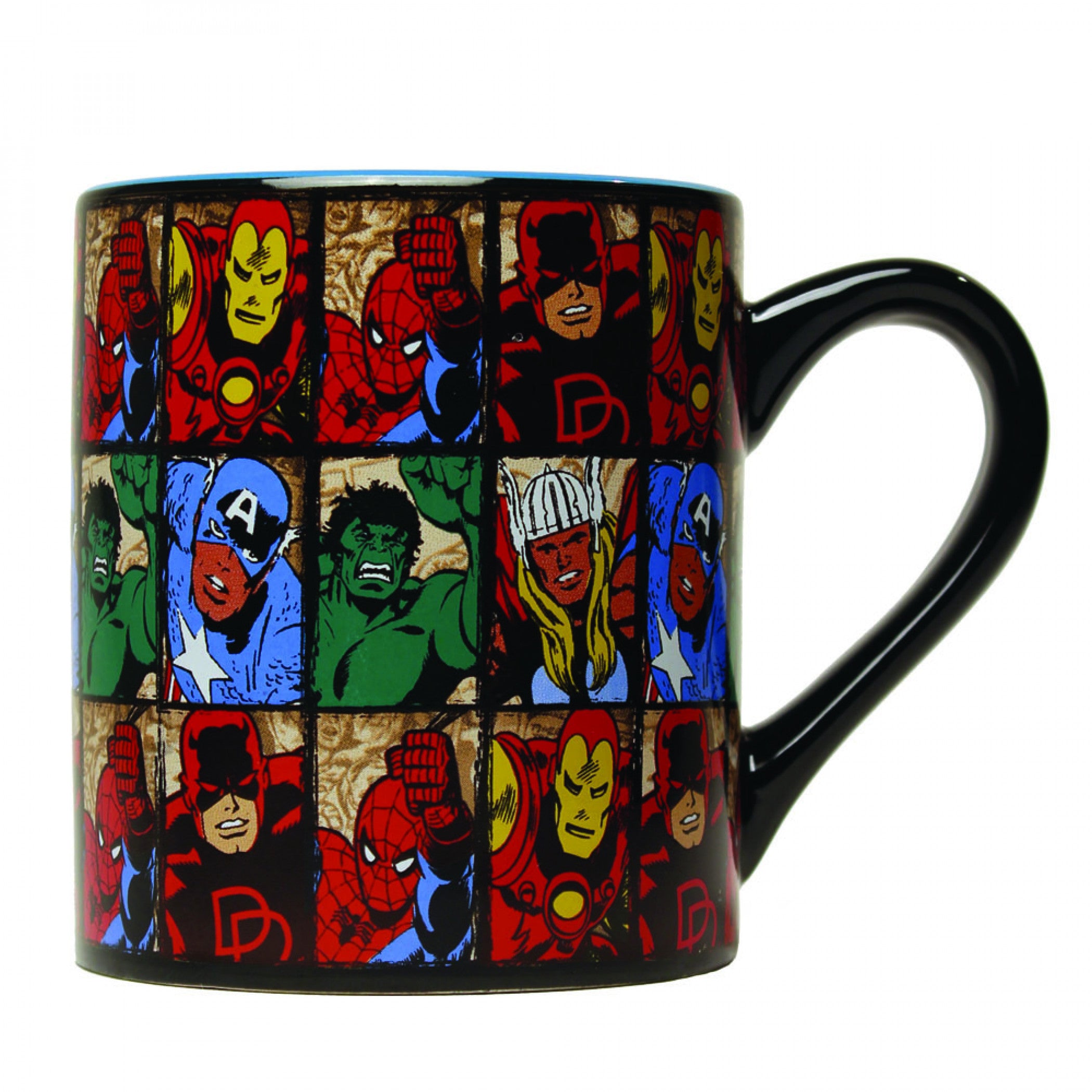 Marvel Avengers Comics Grid Jumbo Ceramic Coffee Mug, 20-Ounces