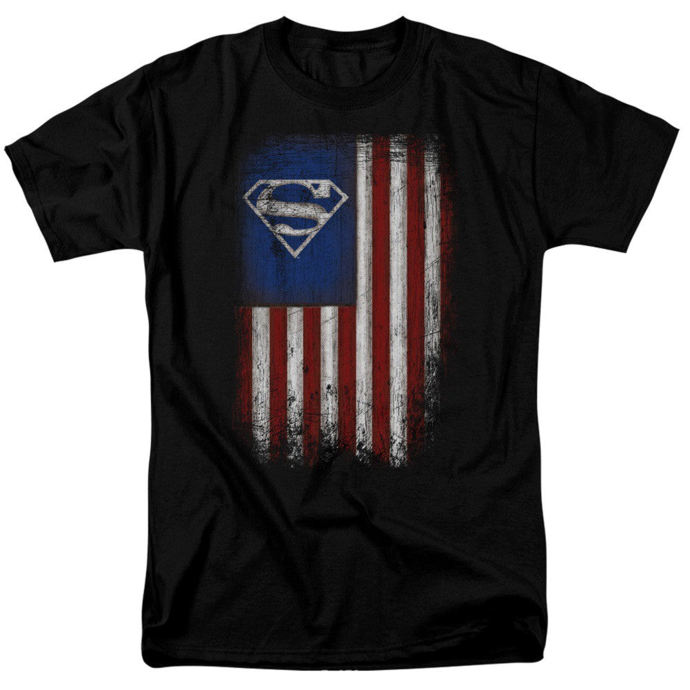 Superman Old Glory Men's T-Shirt