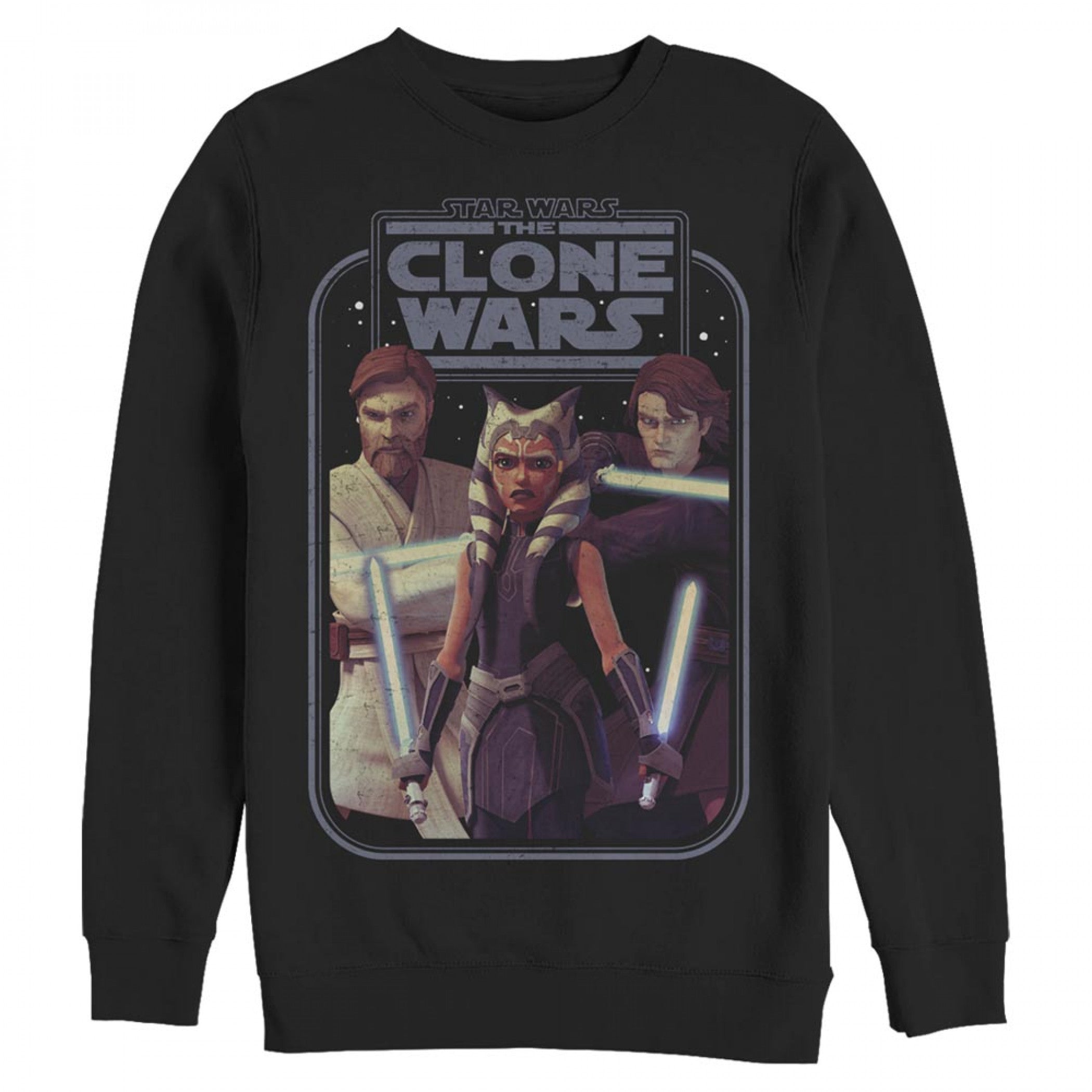 Star Wars The Clone Wars Hero Lineup Sweatshirt