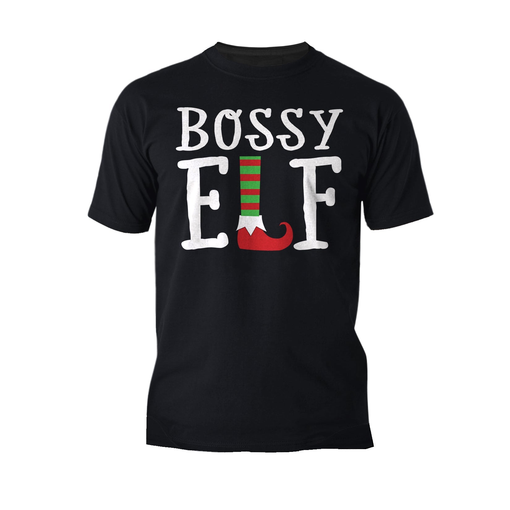 Christmas Elf Squad Bossy Meme Funny Cute Matching Family Men's T-Shirt