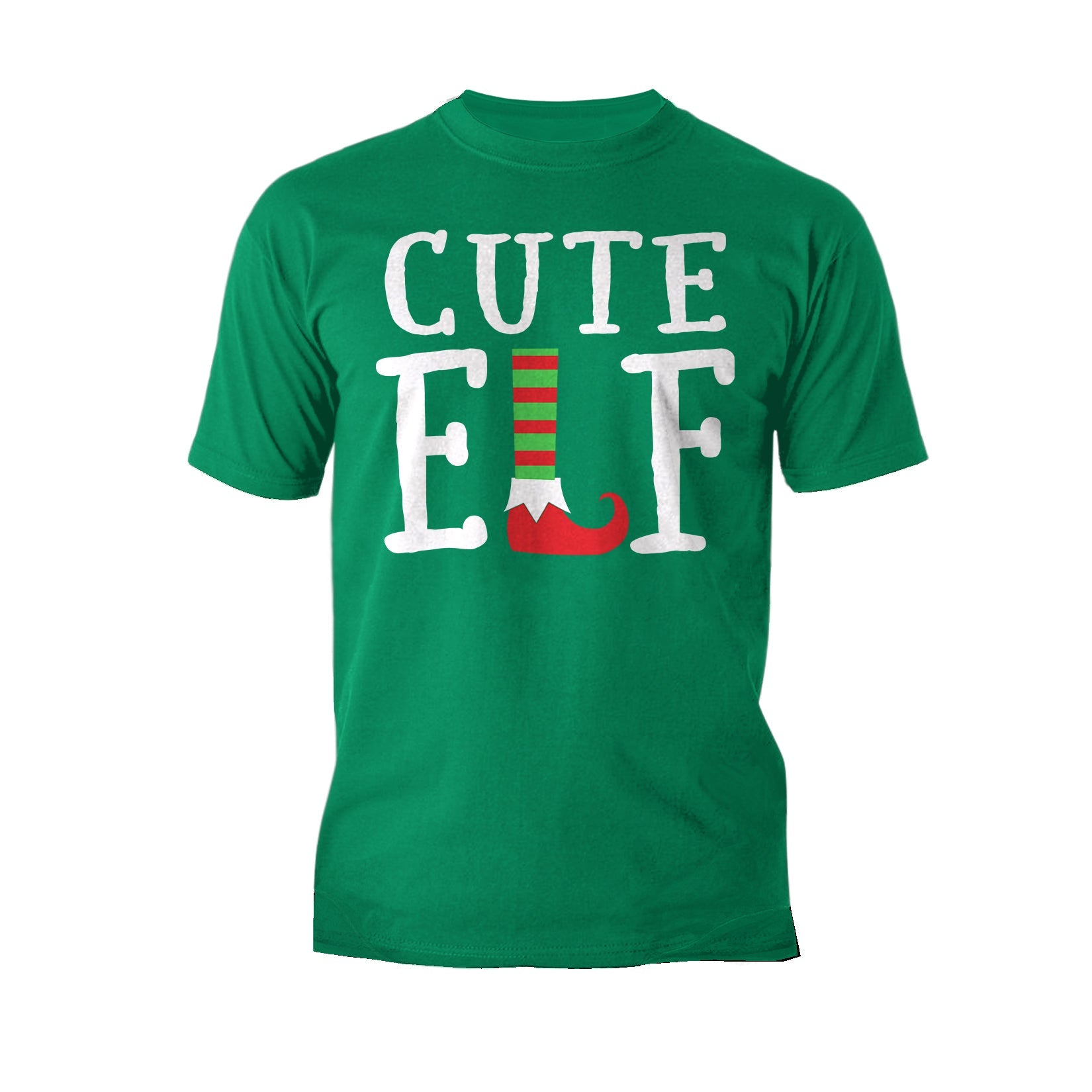 Christmas Elf Squad Cute Shoes Meme Funny Matching Family Men's T-Shirt