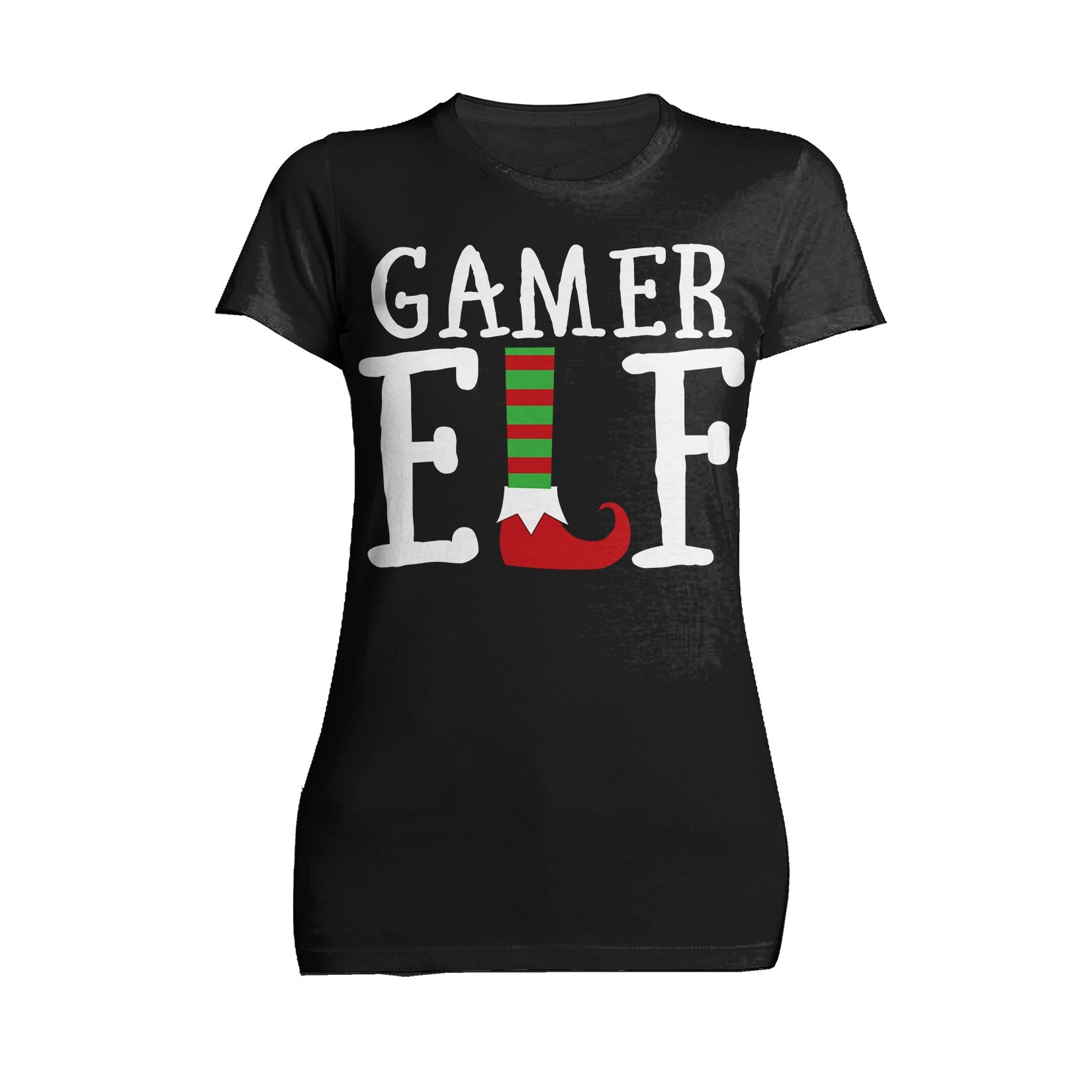 Christmas Elf Squad Gamer Meme Cute Funny Matching Family Women's T-Shirt