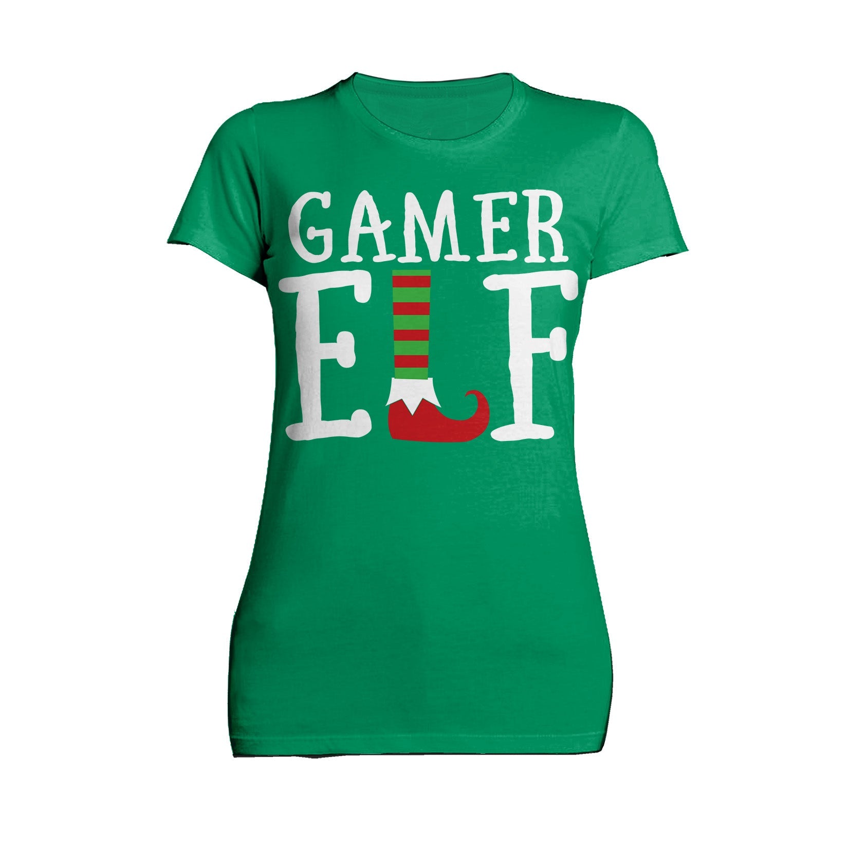 Christmas Elf Squad Gamer Meme Cute Funny Matching Family Women's T-Shirt