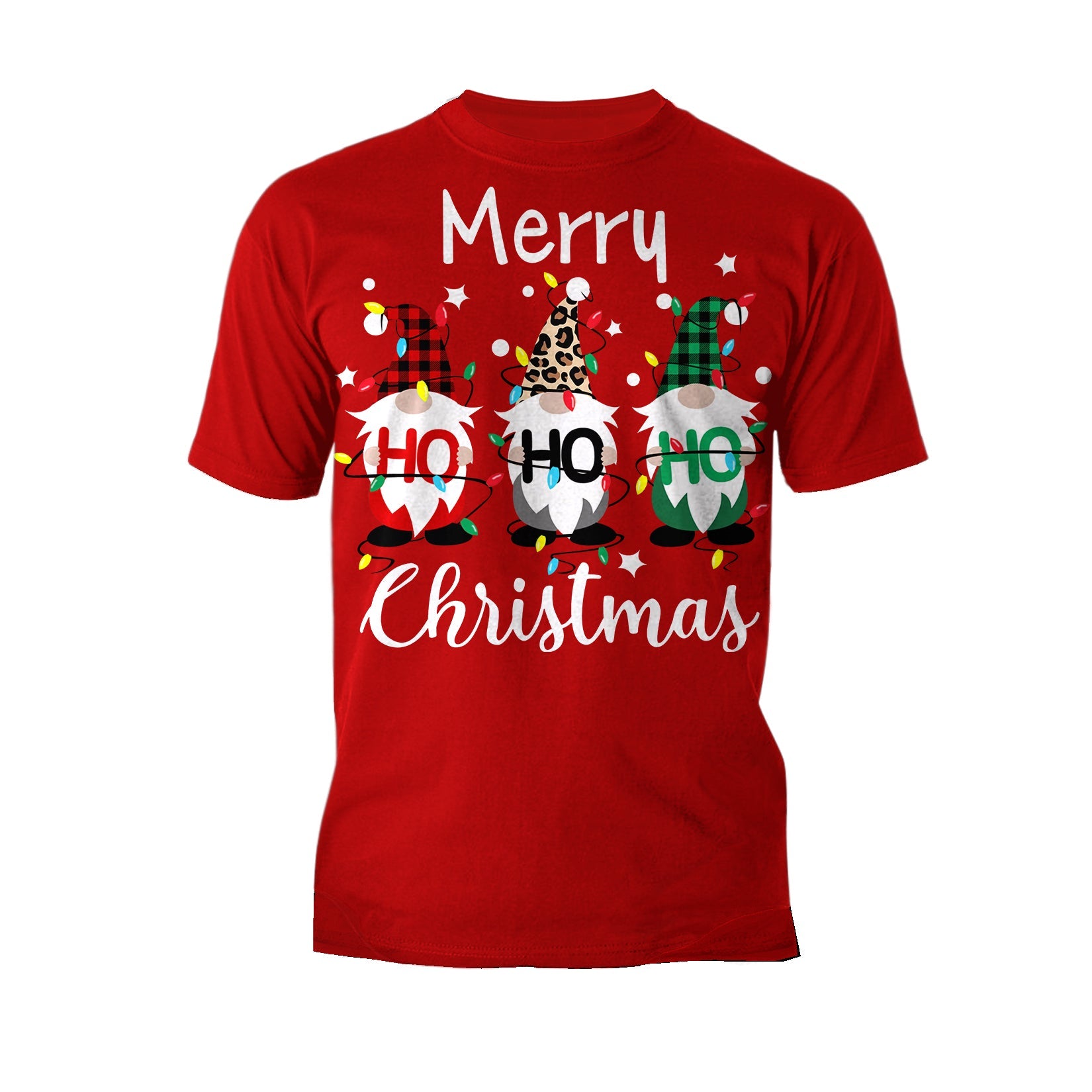 Christmas Elfs Meme Merry Ho Ho Ho Funny Cute Xmas Family Men's T-Shirt
