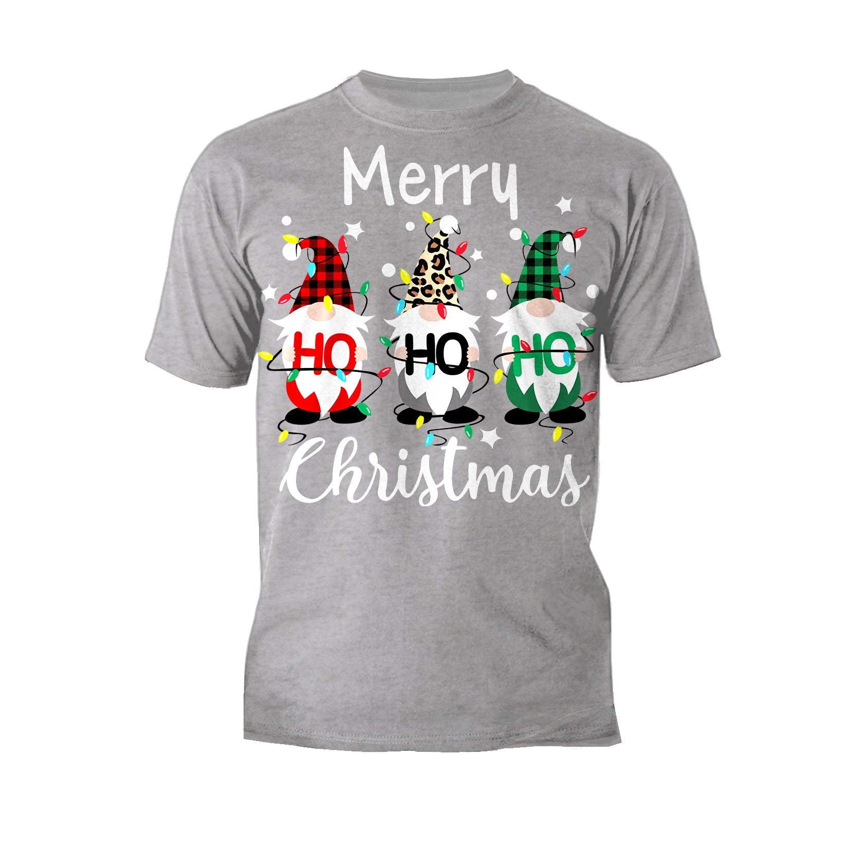 Christmas Elfs Meme Merry Ho Ho Ho Funny Cute Xmas Family Men's T-Shirt