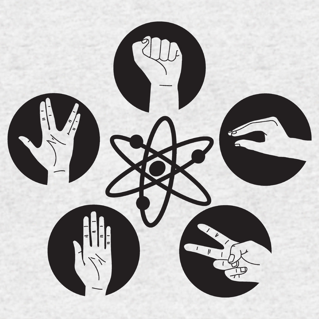 Big Bang Theory Logo Rock Lizard Spock Official Women's T-shirt ()