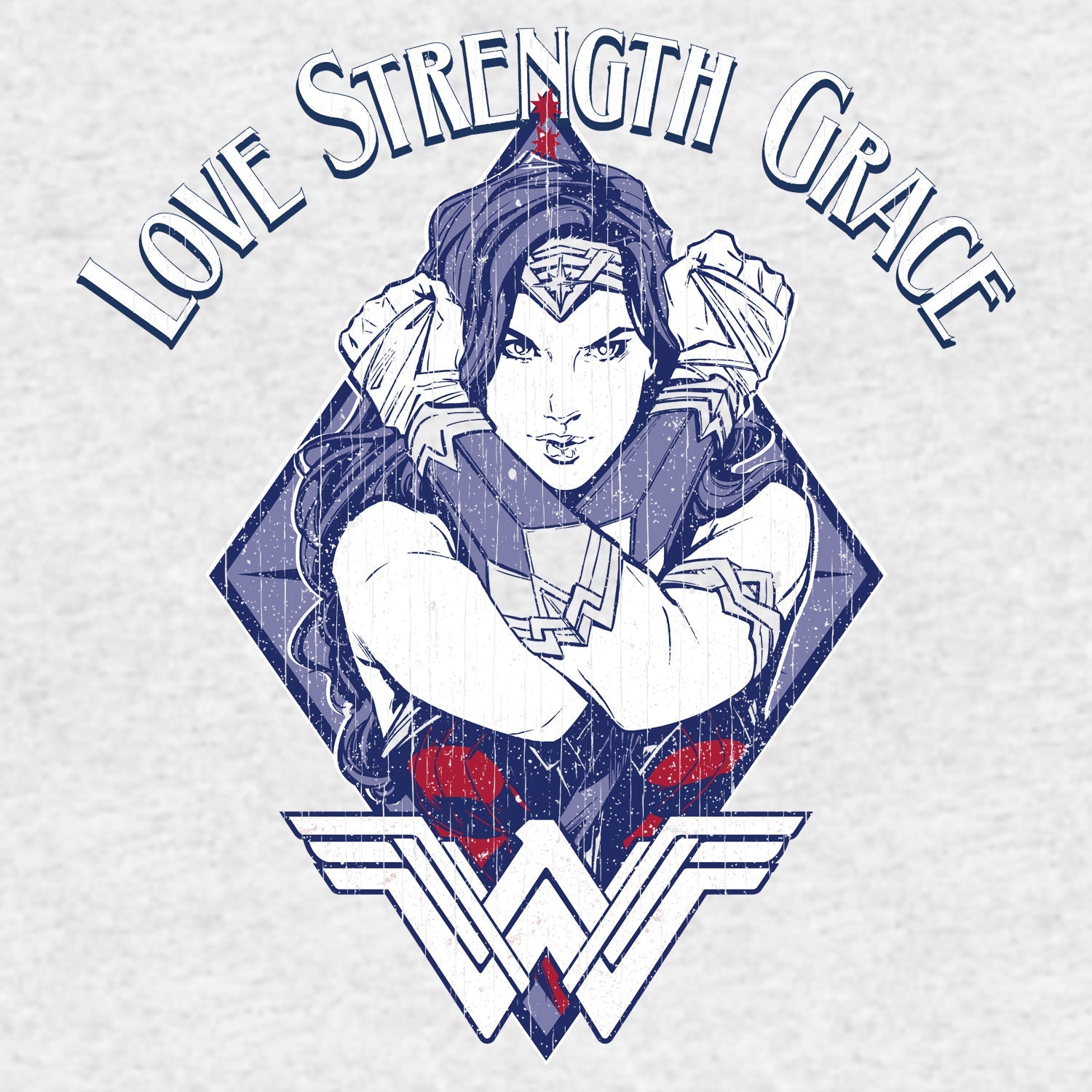 DC Wonder Woman Diamond Grace Official Women's T-shirt ()