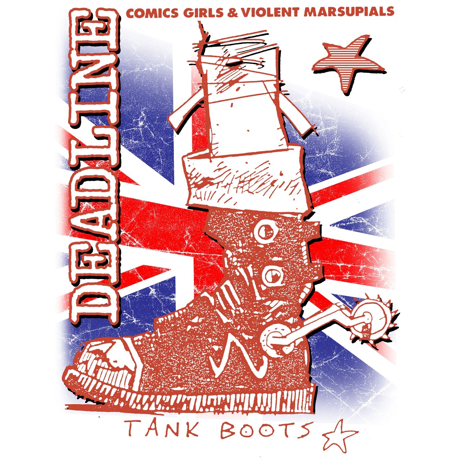 Deadline 0 Tank Boots Official Men's T-shirt ()