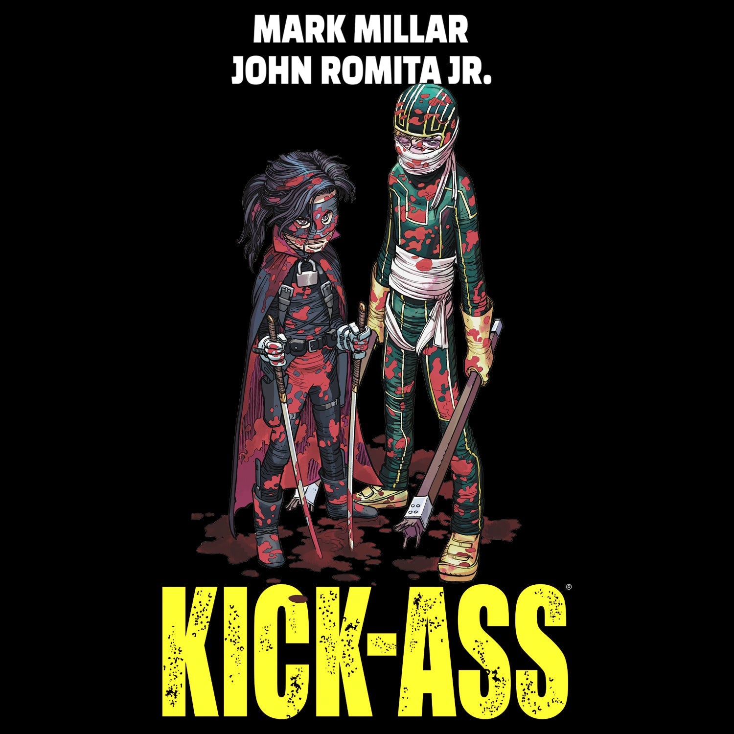 Kick-Ass Poster Hit Girl Bloody Official Men's T-Shirt ()