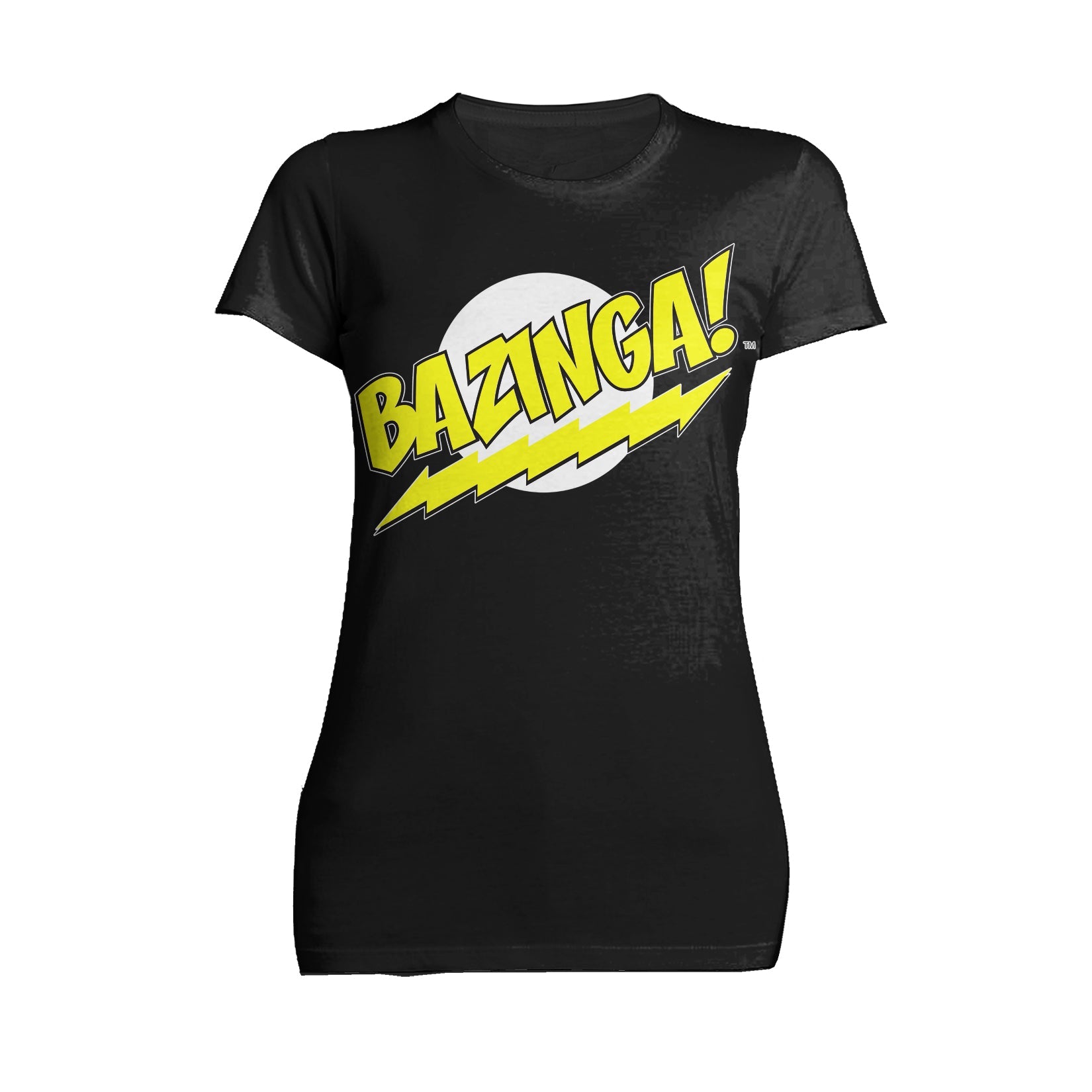 Big Bang Theory +Logo Bazinga Official Women's T-Shirt