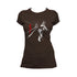 US Brand X Future Retro Blaxploitation Bad Mutha Official Women's T-shirt ()