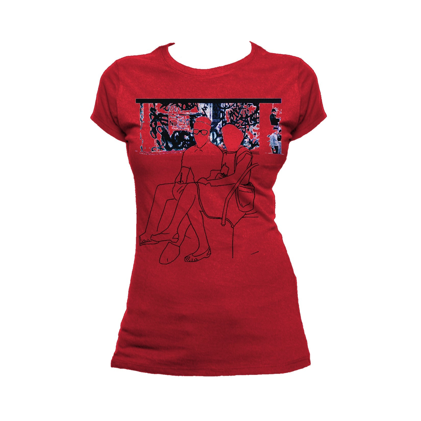 US Brand X Old's Kool Ghetto Love Official Women's T-Shirt ()