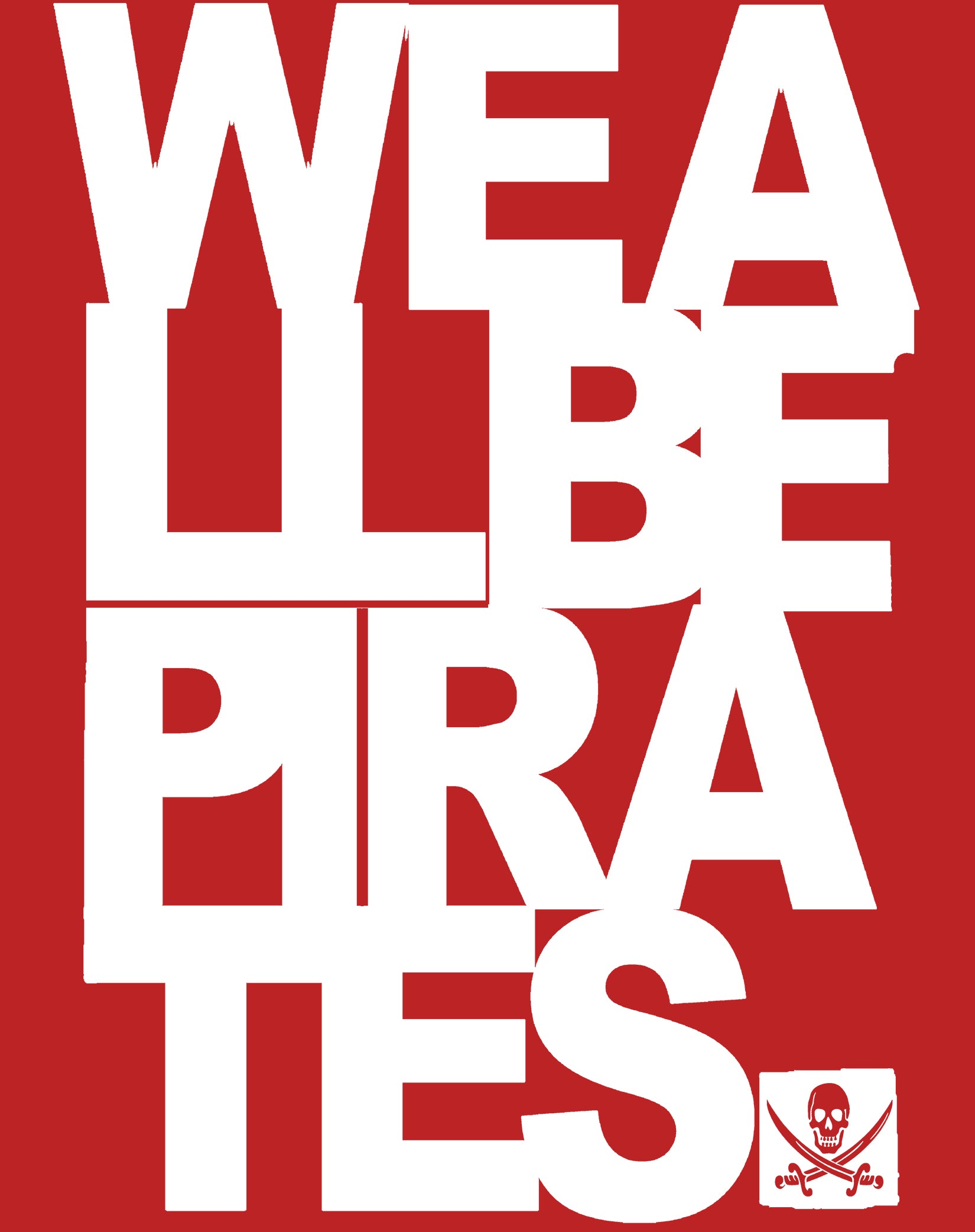 US Brand X Sci Funk We Be Pirates Official Women's T-Shirt ()