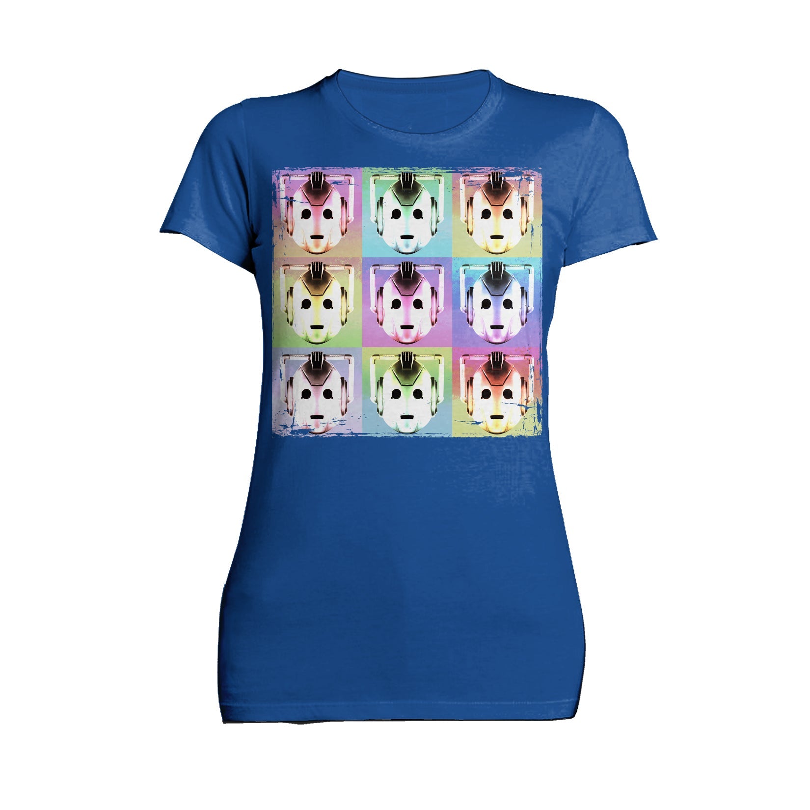 Doctor Who Pop Art Cybermen Official Women's T-shirt
