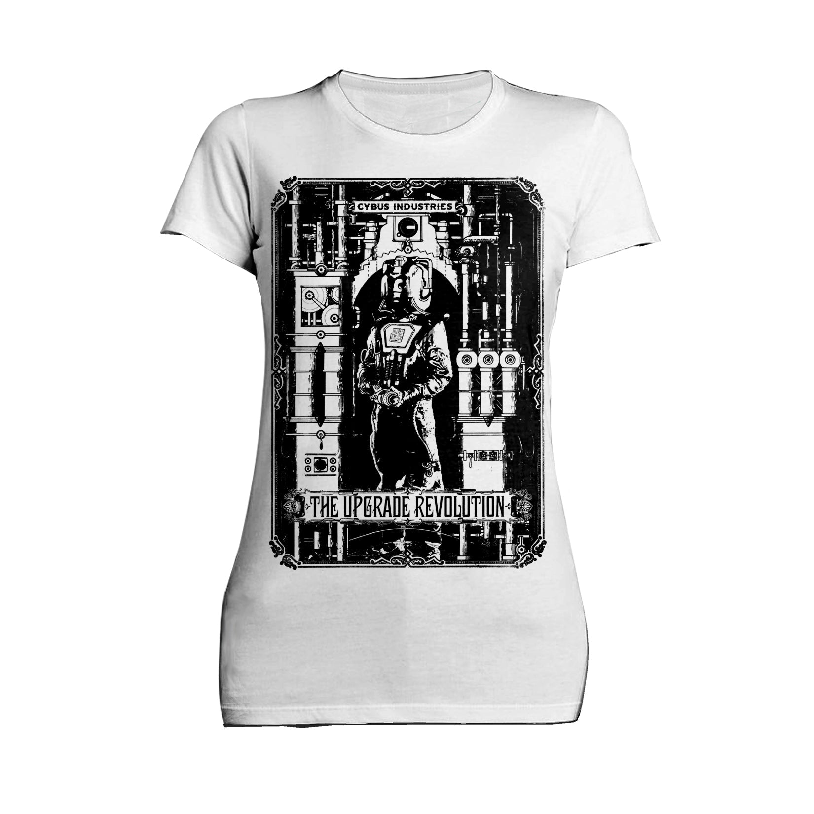 Doctor Who Steampunk Cybermen Official Women's T-shirt