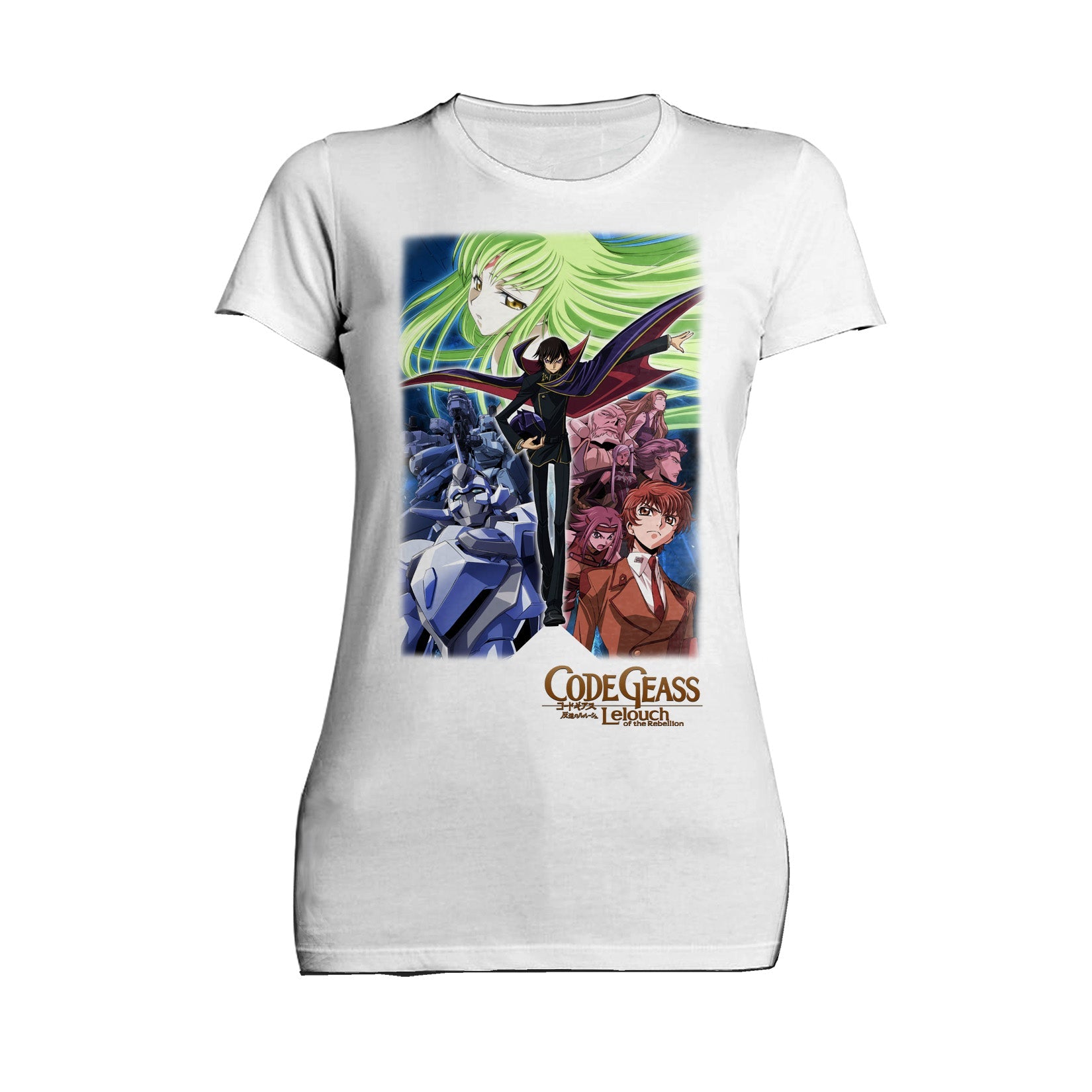 Code Geass Character Collage Official Women's T-shirt