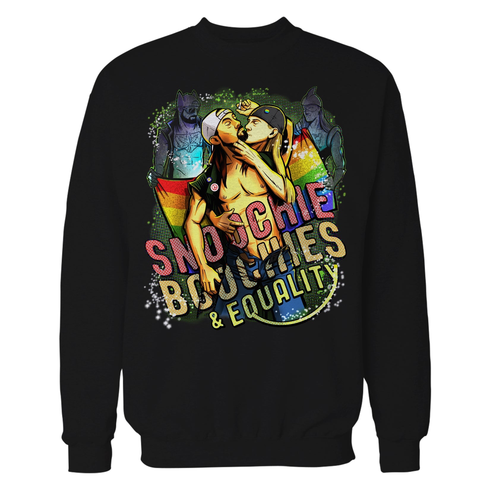 Kevin Smith Jay & Silent Bob Reboot LGBTQ Splash LDN Edition Official Sweatshirt