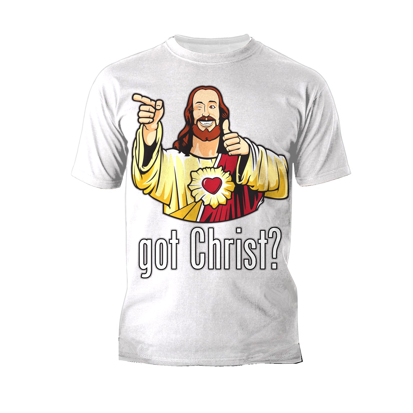 Kevin Smith View Askewniverse Buddy Christ Got Finger Guns Classic Official Men's T-Shirt