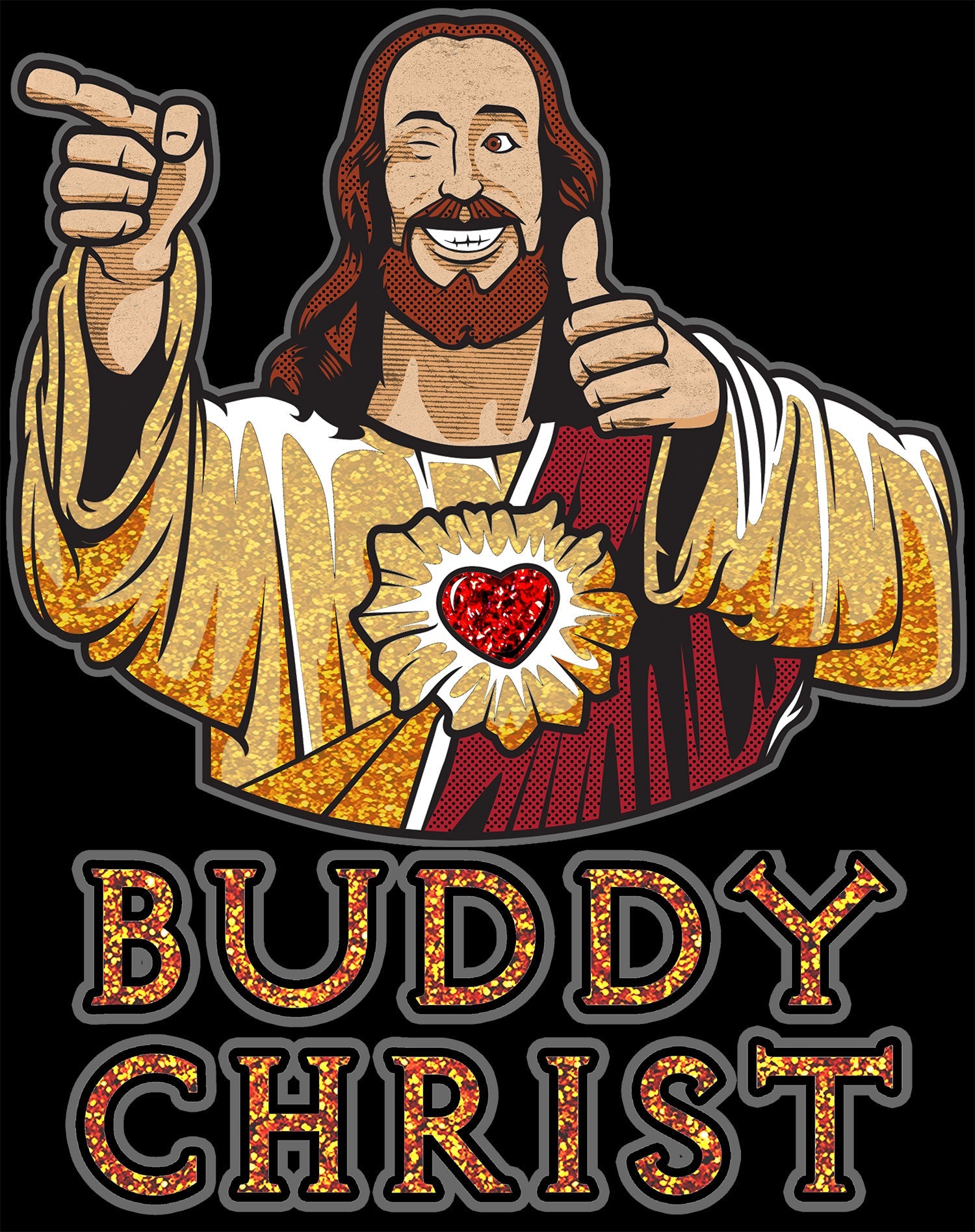 Kevin Smith View Askewniverse Buddy Christ Got Golden Wow Edition Official Sweatshirt