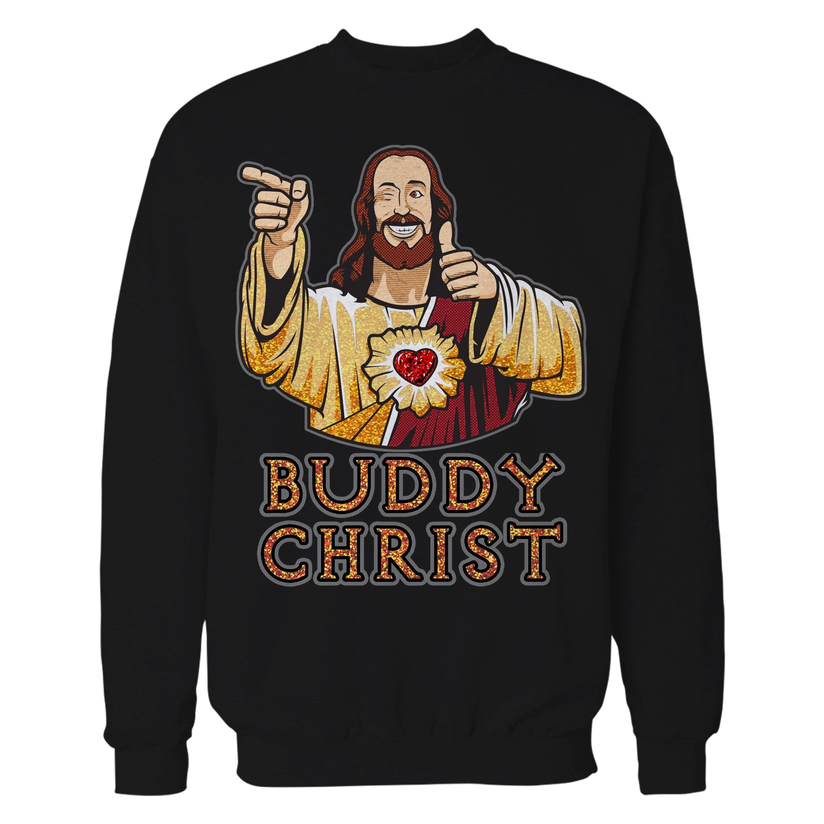 Kevin Smith View Askewniverse Buddy Christ Got Golden Wow Edition Official Sweatshirt