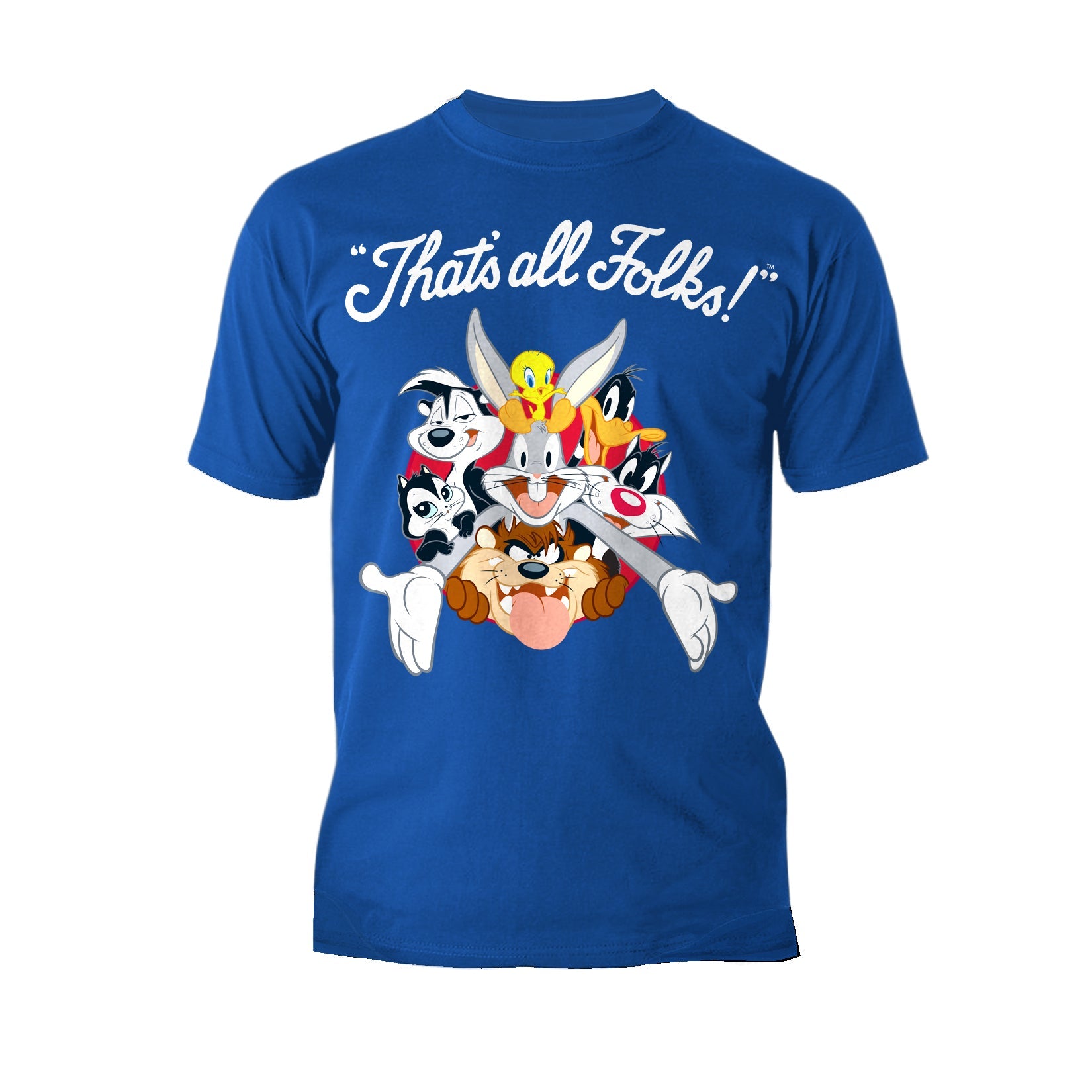 Looney Tunes All Stars That's All Folks Official Men's T-shirt