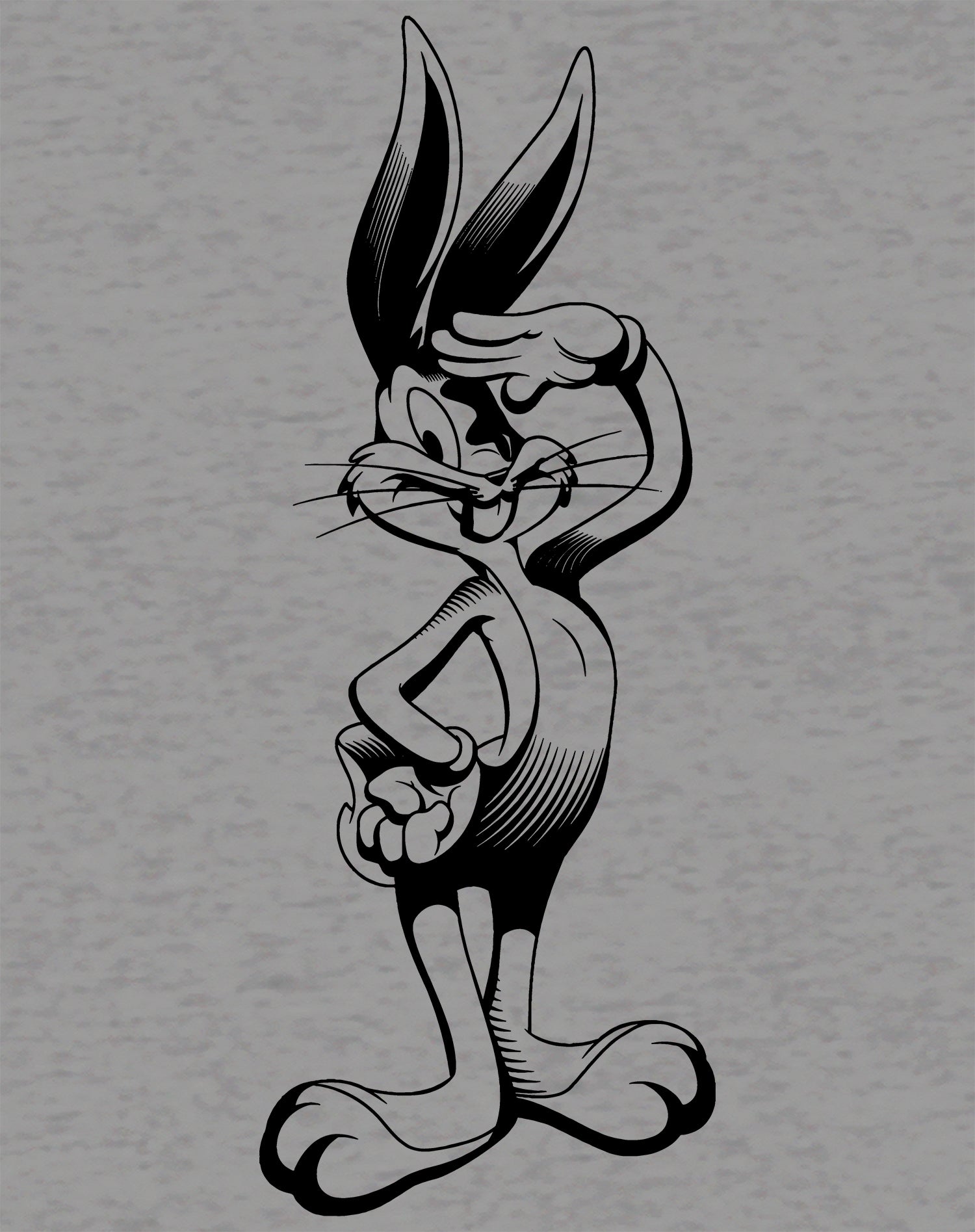 Looney Tunes Bugs Bunny Line Salute Women's T-shirt