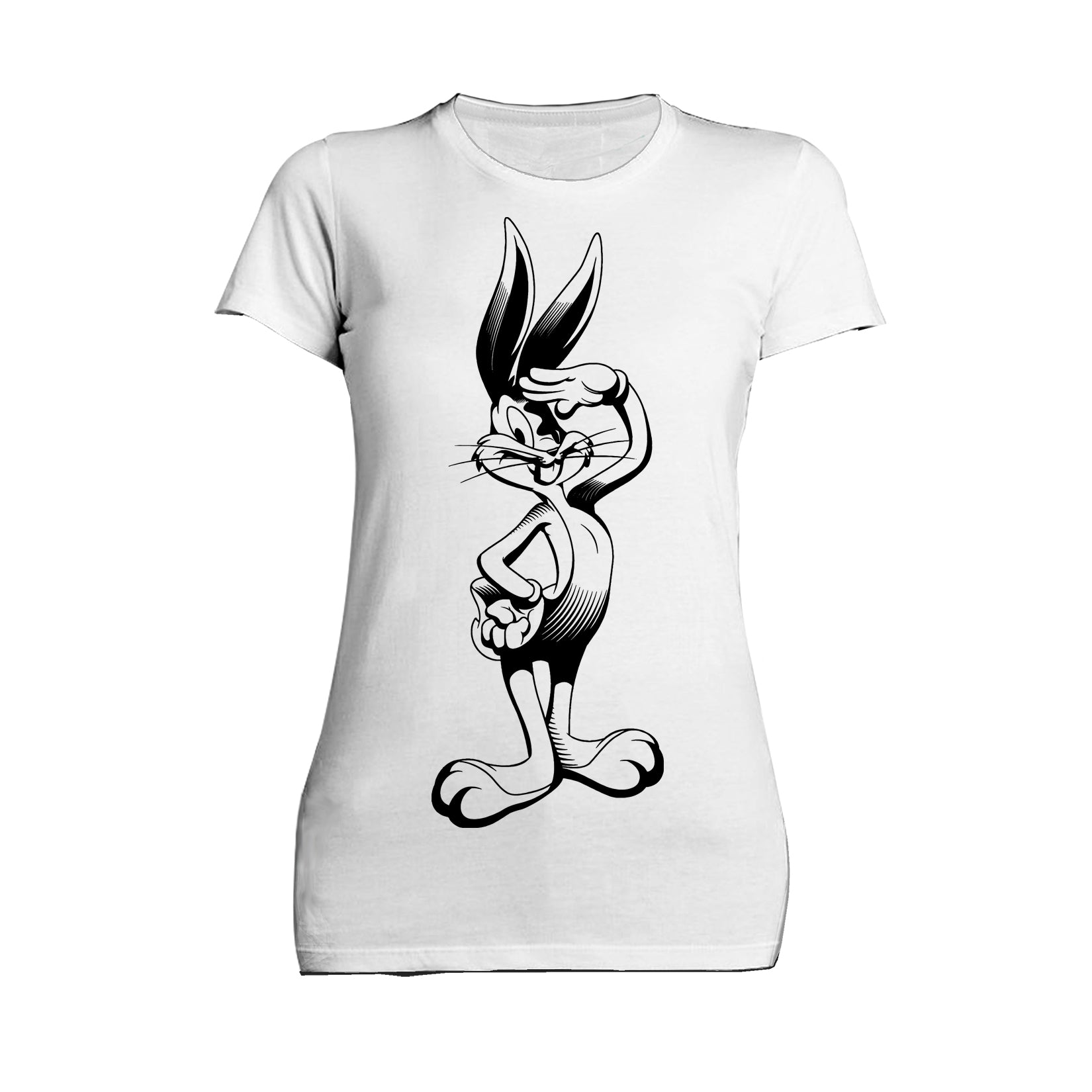 Looney Tunes Bugs Bunny Line Salute Women's T-shirt