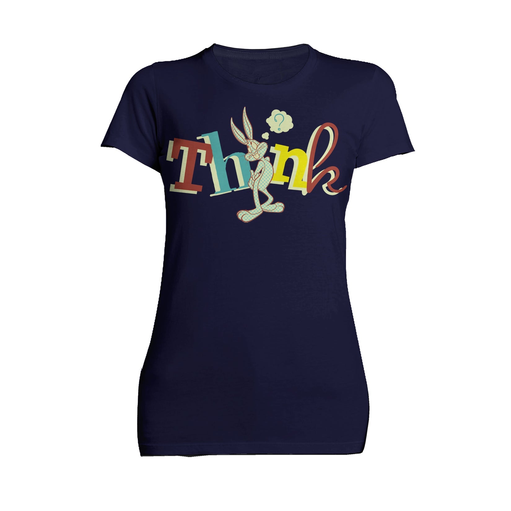 Looney Tunes Bugs Bunny Retro Think Women's T-shirt