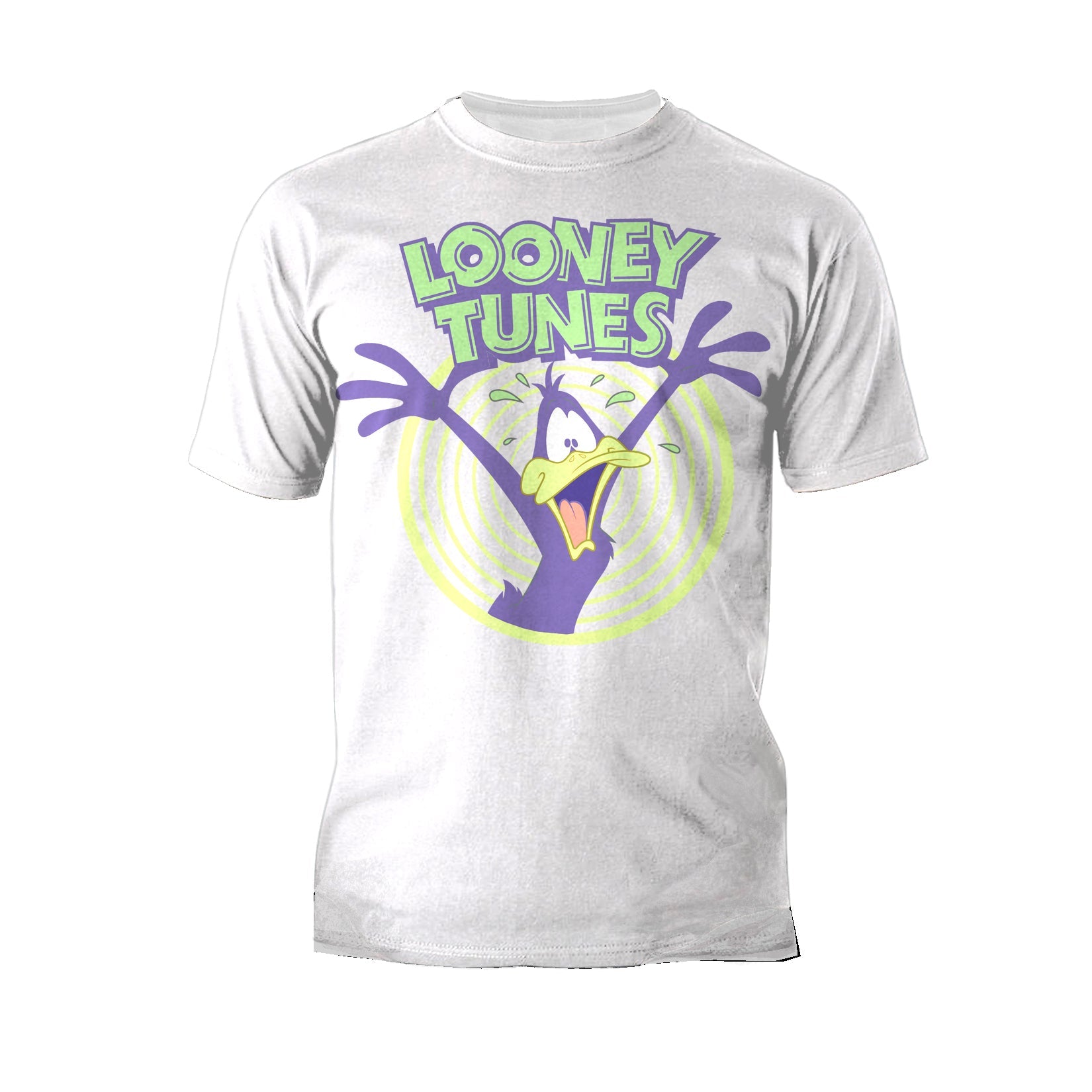 Looney Tunes Daffy Duck Logo Crazy Official Men's T-shirt