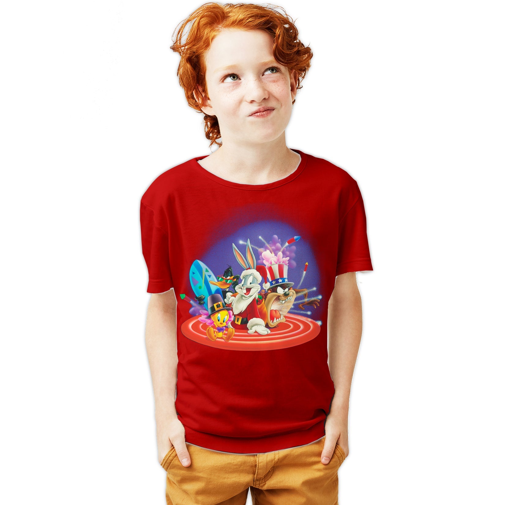 Looney Tunes Looney Tunes American Holiday Official Youth T-Shirt