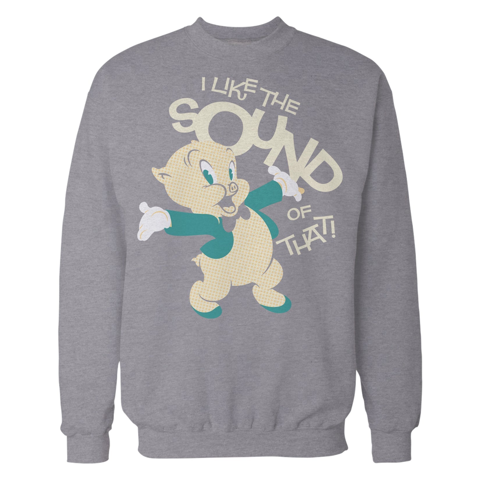Looney Tunes Porky Pig Retro Like The Sound Official Sweatshirt