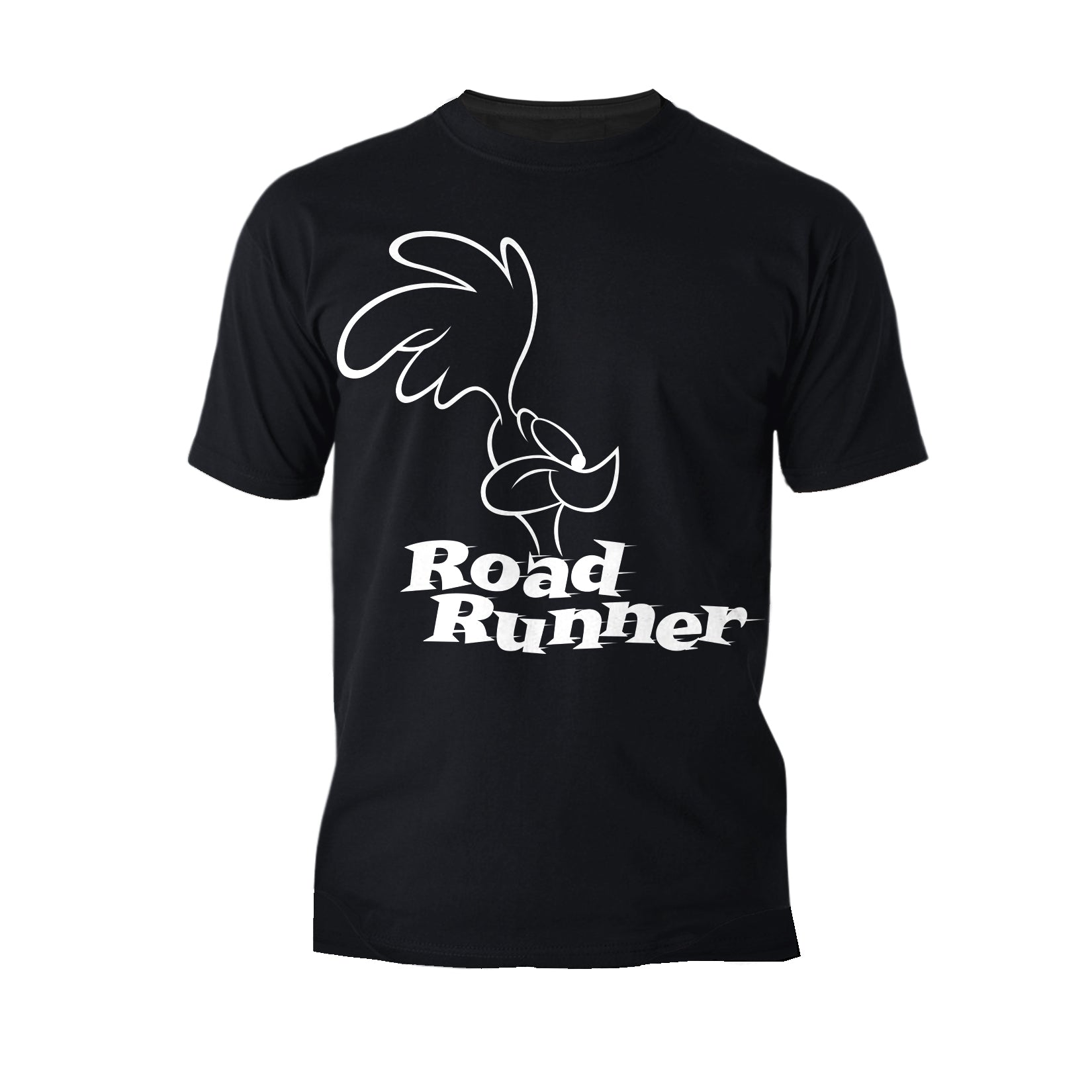 Looney Tunes Road Runner +Logo Profile Official Men's T-Shirt