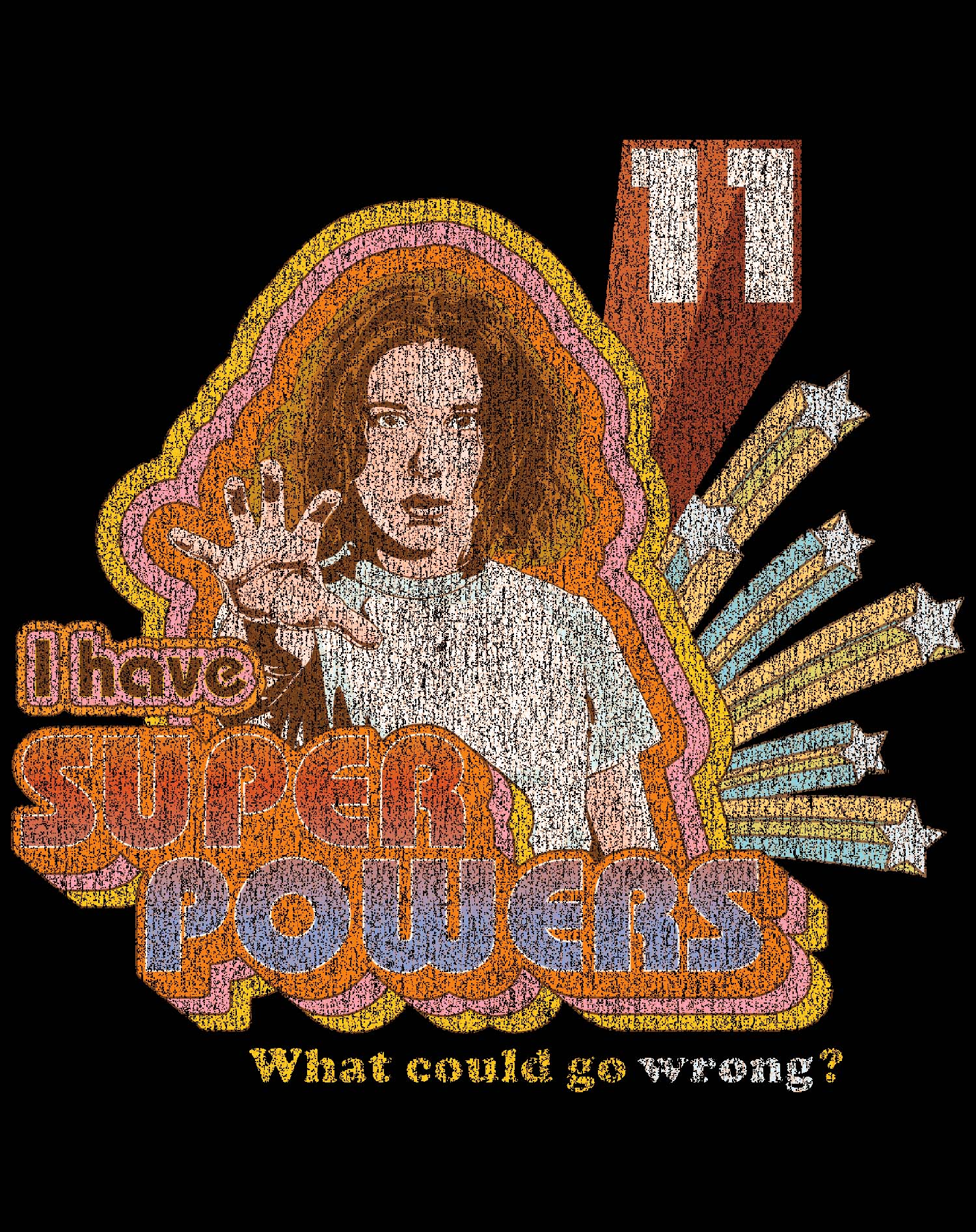 Stranger Things Super Powers Official Women's T-Shirt