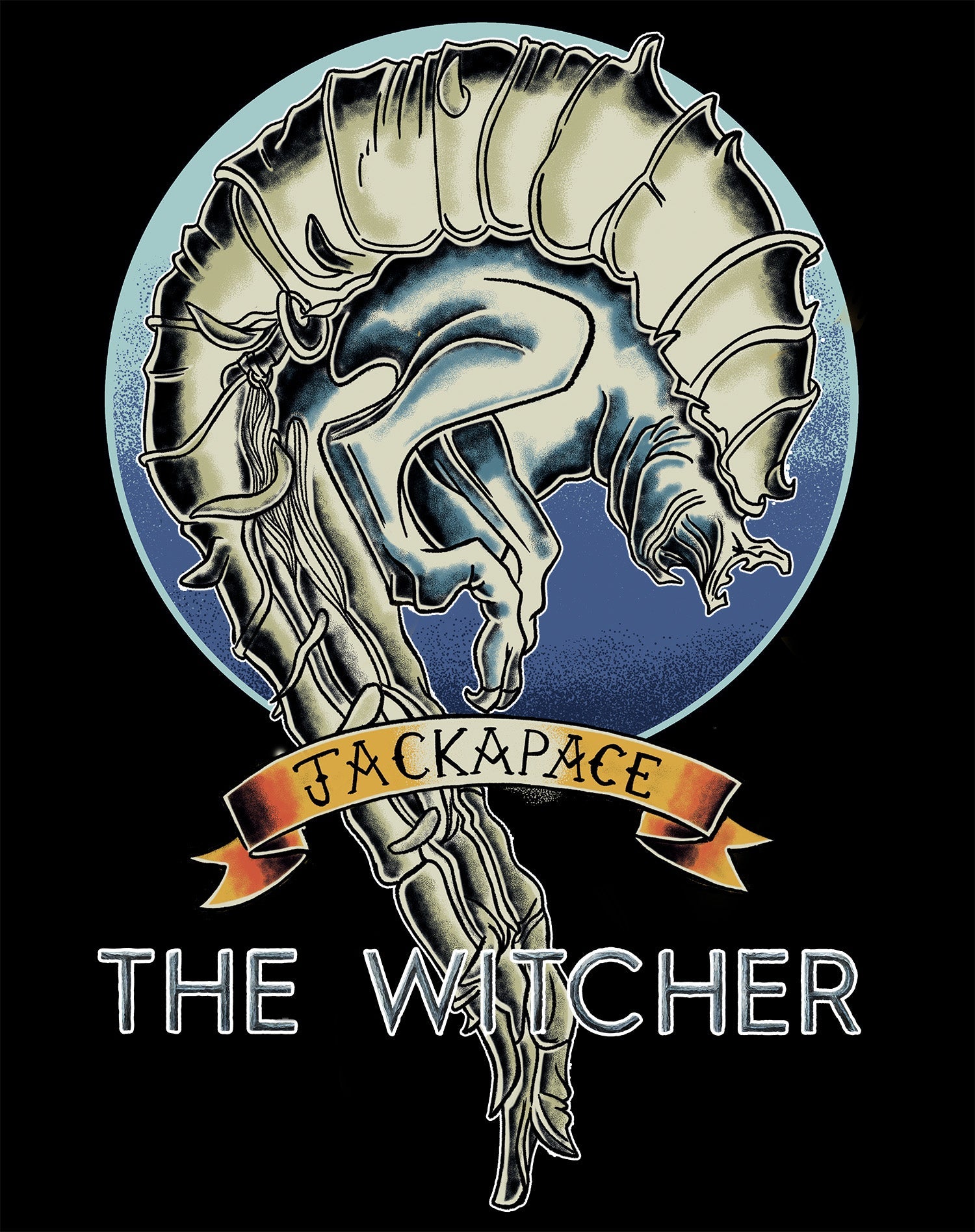 The Witcher Book of Beasts Jackapace Official Women's T-Shirt