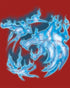 The Witcher Logo Blue Fire Ice Official Women's T-Shirt