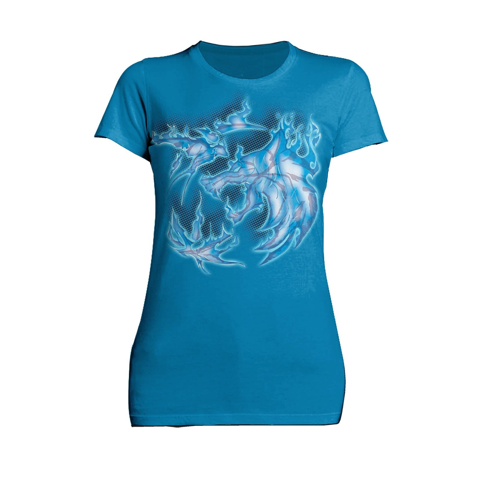 The Witcher Logo Blue Fire Ice Official Women's T-Shirt