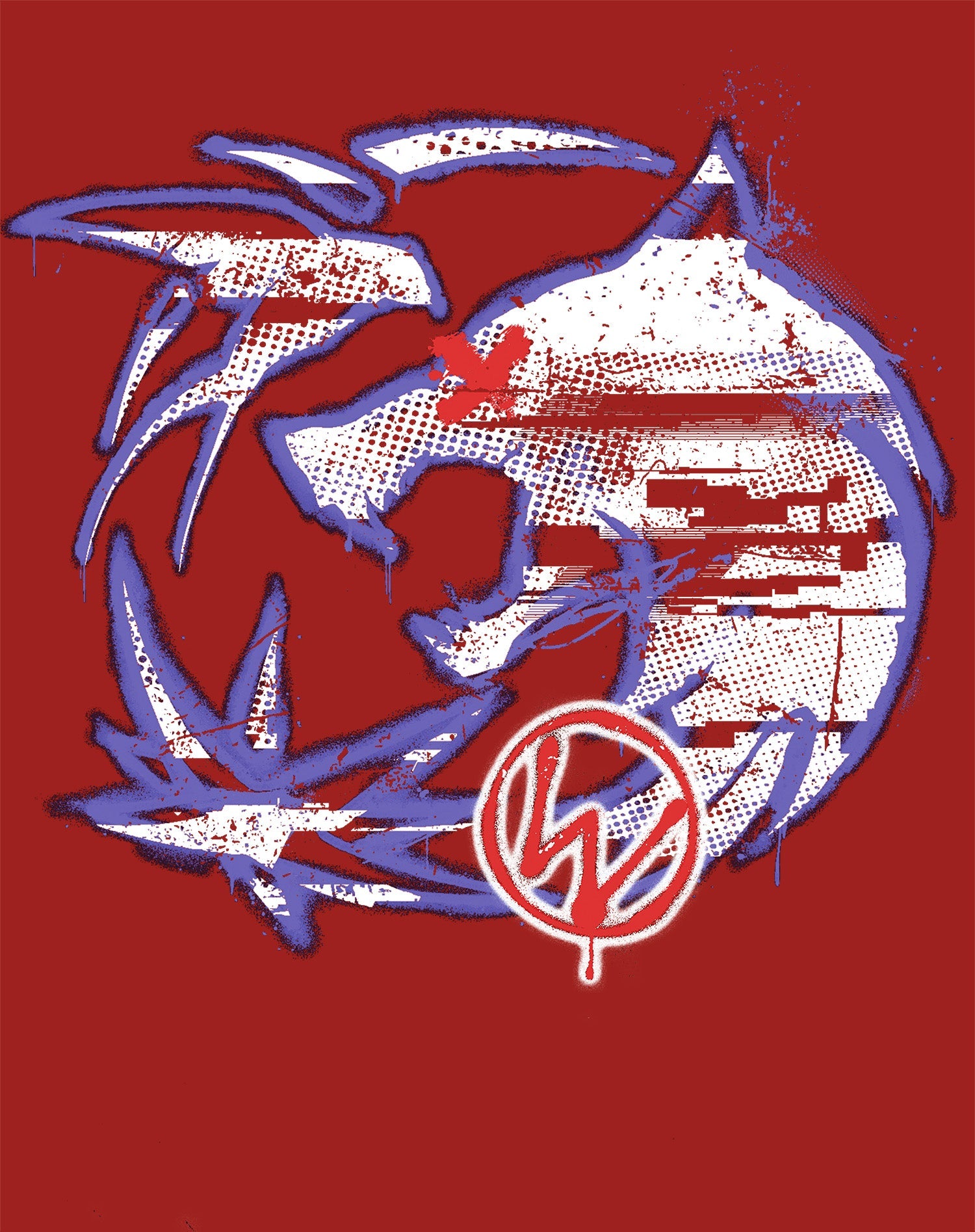 The Witcher Logo Graffiti Tribute Women's T-Shirt
