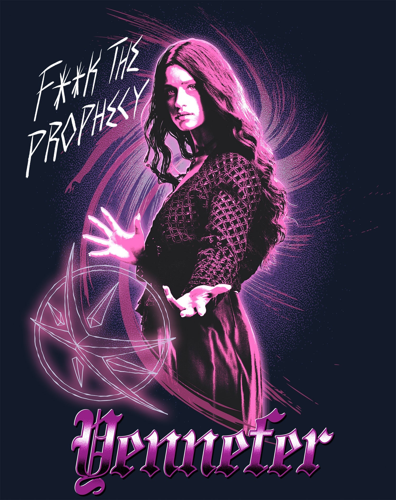 The Witcher Yennefer Splash Prophecy Official Women's T-Shirt