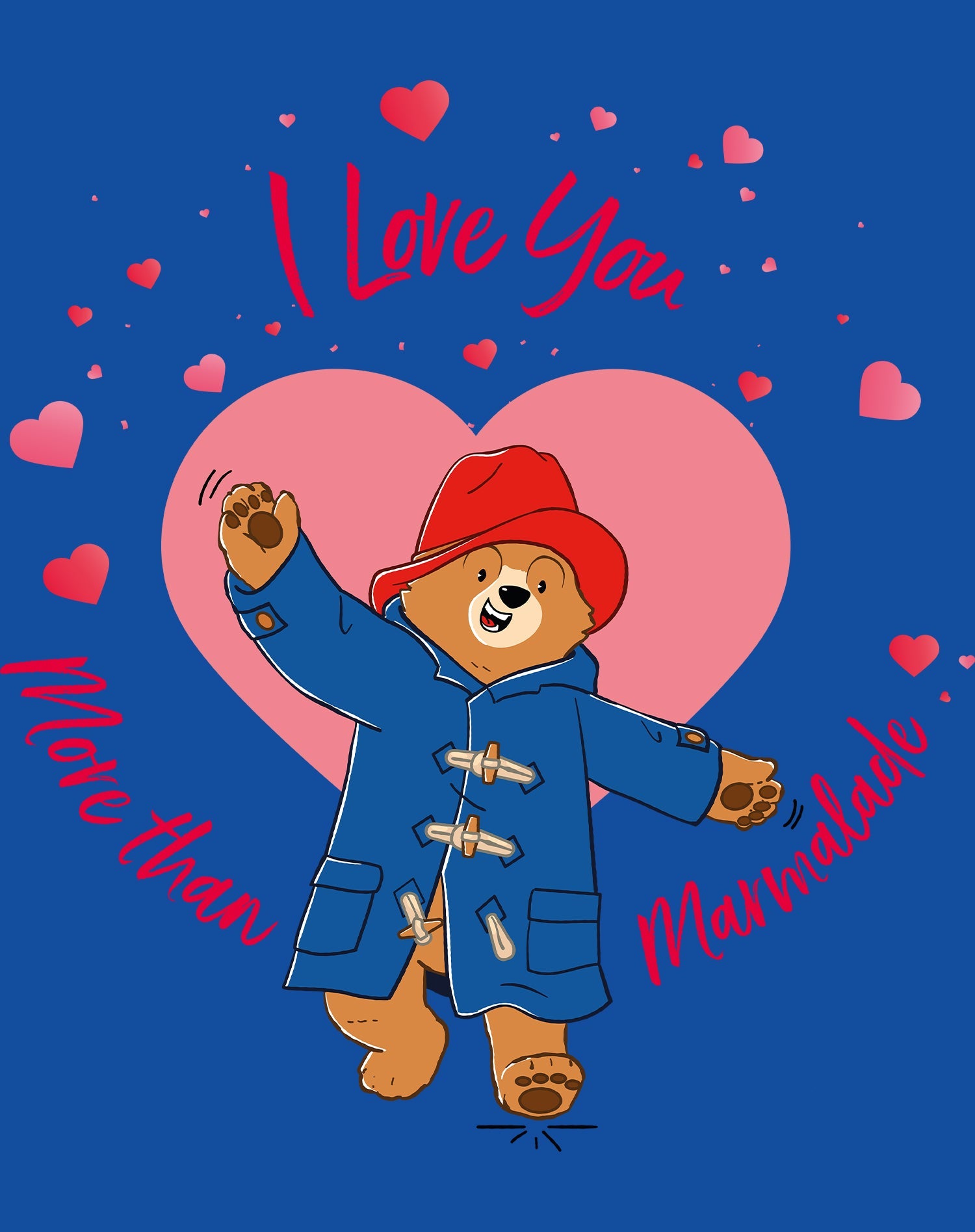 Paddington Bear Love Marmalade Big Hearts Women's T-Shirt