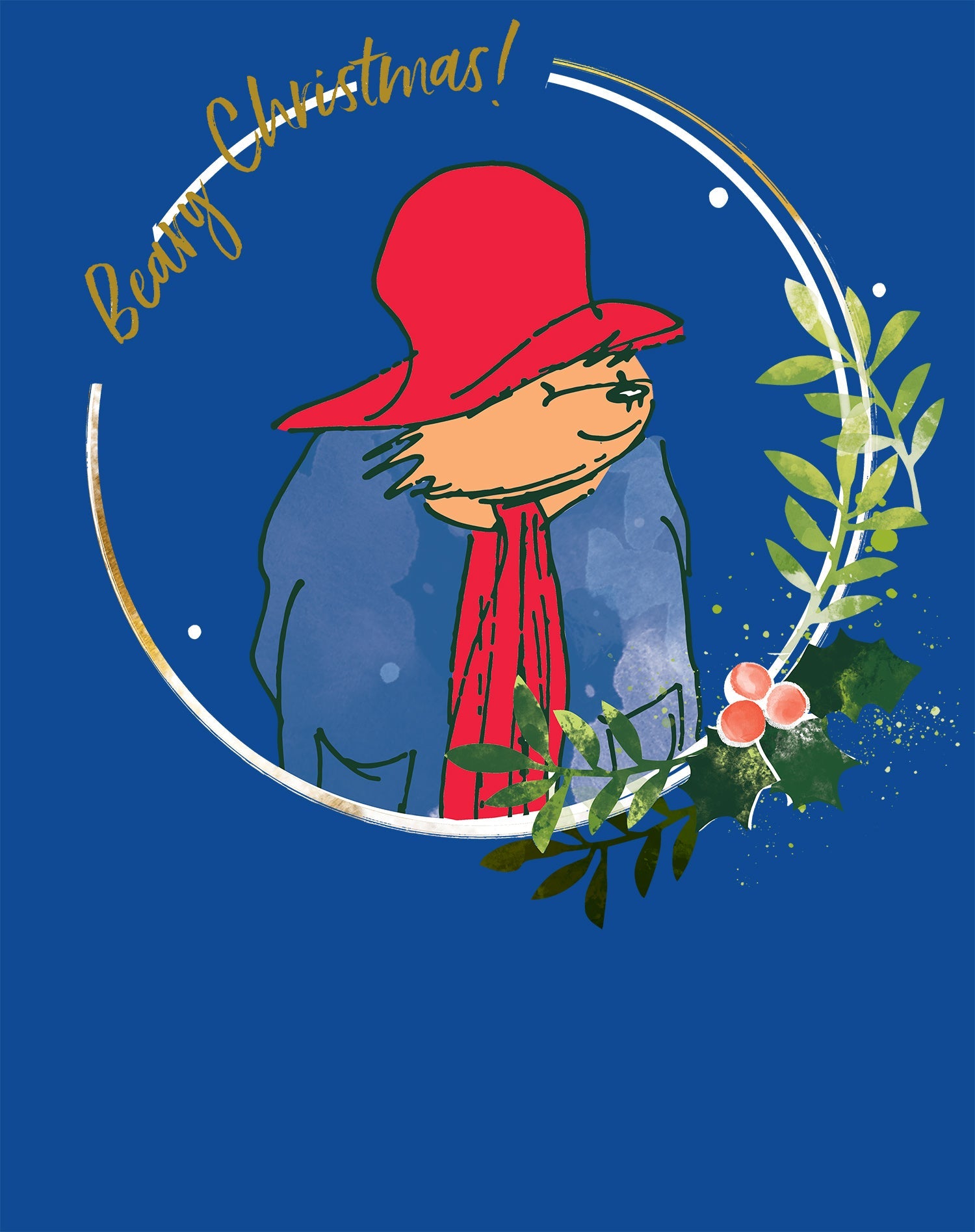 Paddington Bear Xmas Beary Christmas Merry Mistletoe Meme Women's T-Shirt