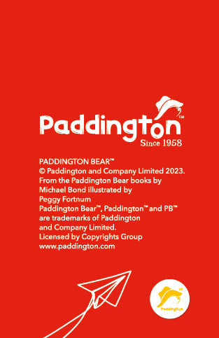 Paddington Bear Union Jack Driving Official Women's T-Shirt (Royal )