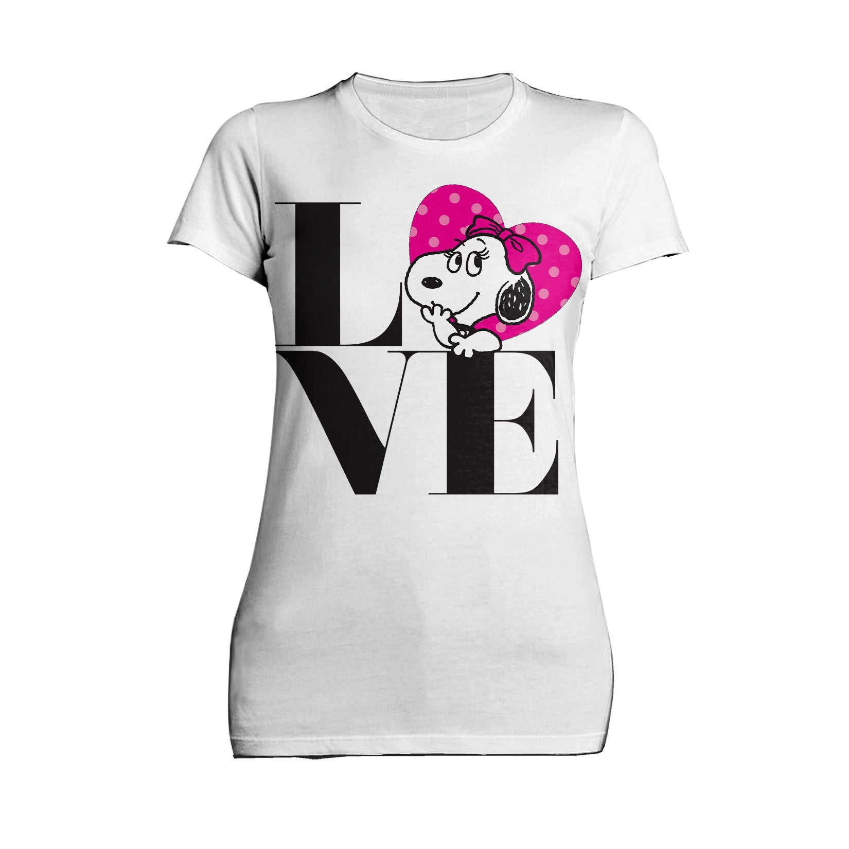 Peanuts Belle Love Official Women's T-shirt