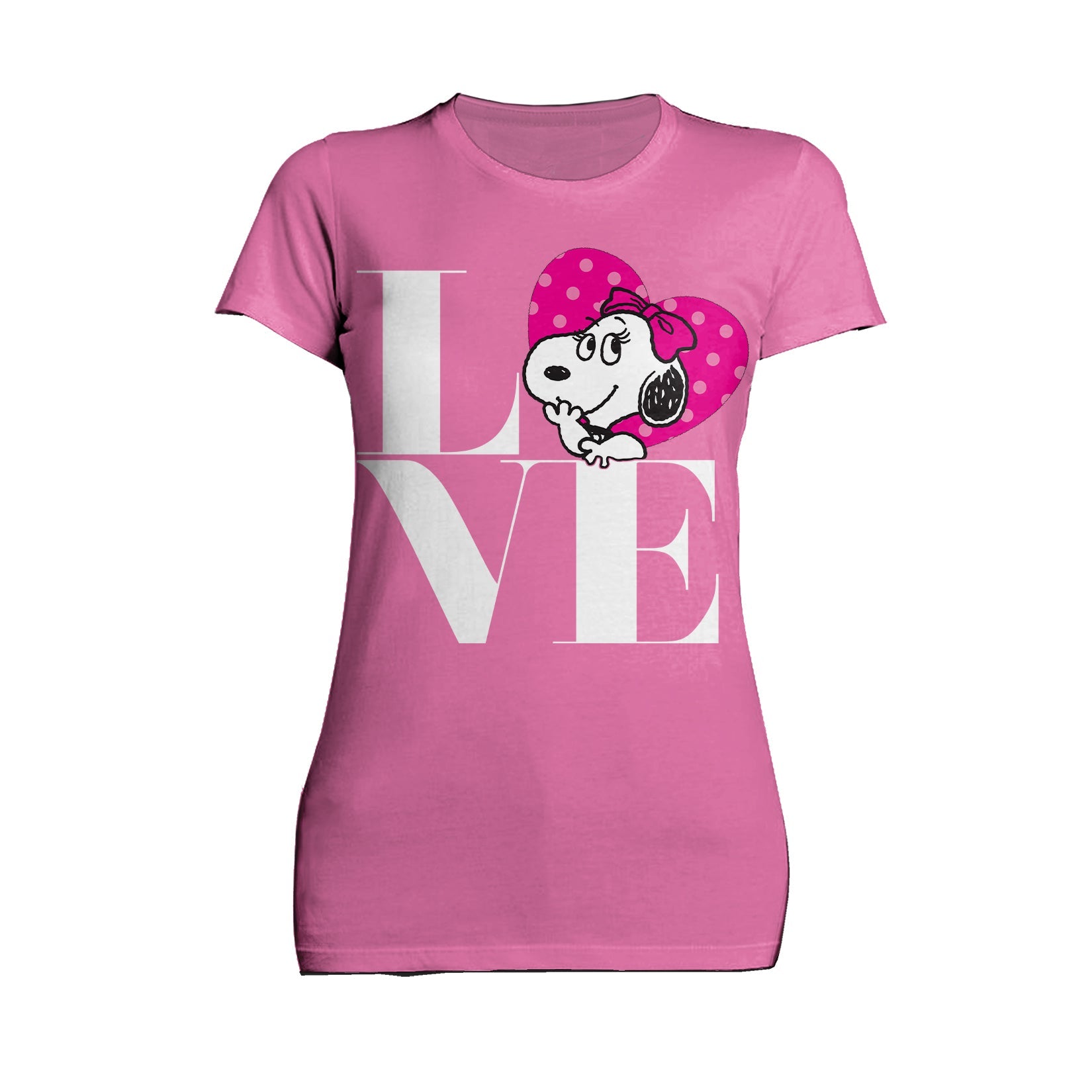 Peanuts Belle Love Official Women's T-shirt