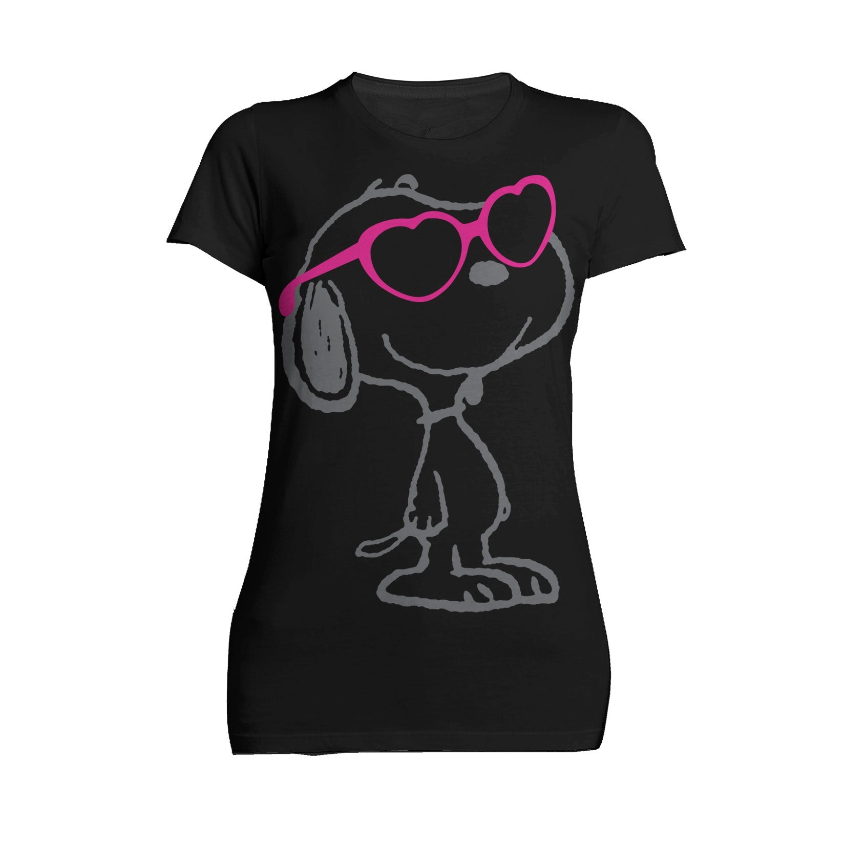 Peanuts Snoopy Heart Shades Official Women's T-shirt