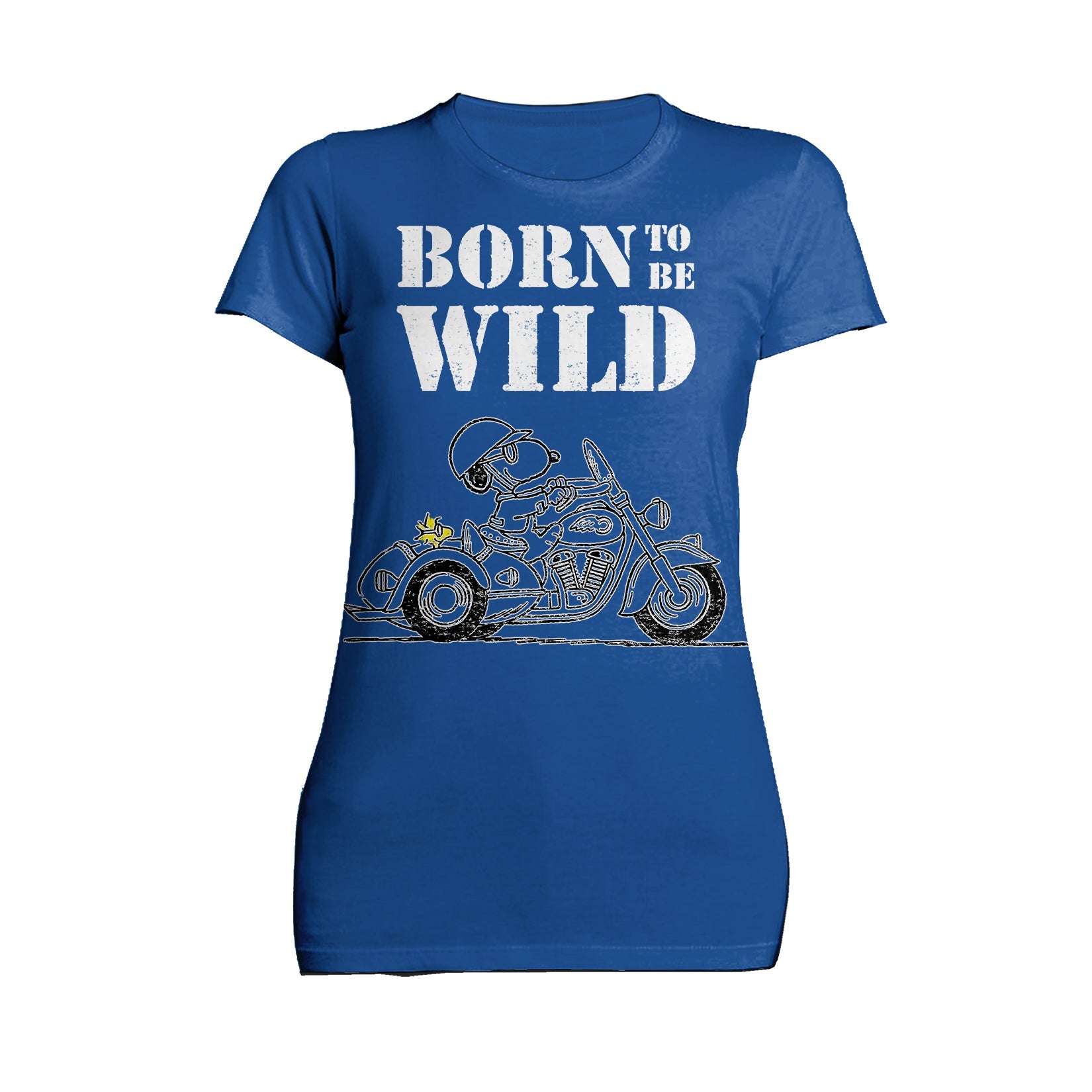 Peanuts Snoopy Sketch Born Wild Official Women's T-shirt