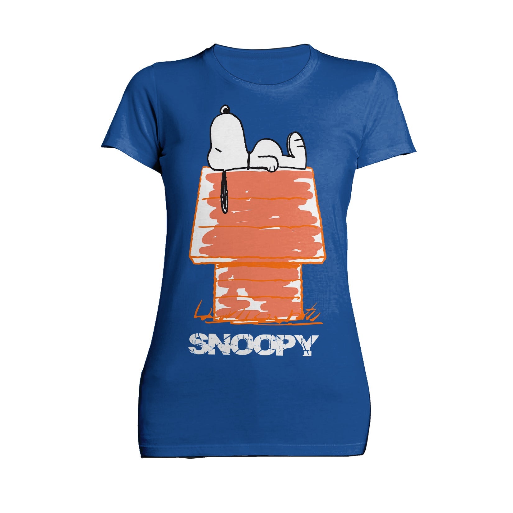 Peanuts Snoopy Logo House Official Women's T-shirt