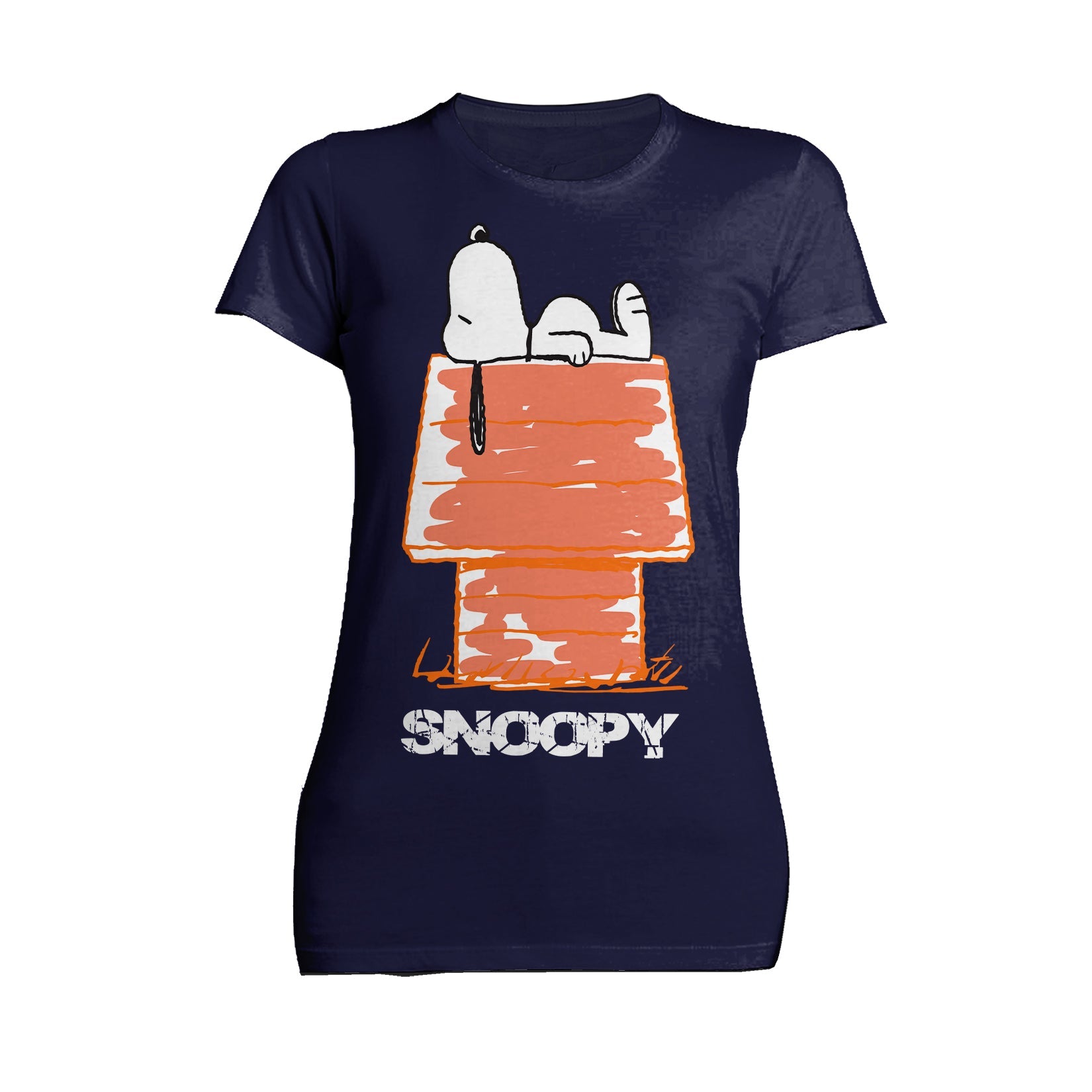 Peanuts Snoopy Logo House Official Women's T-shirt