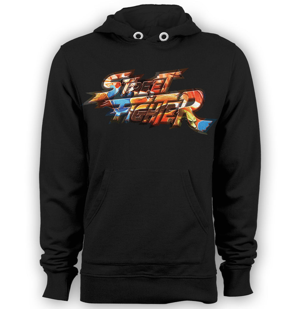 Street Fighter Logo Chun Li Kick Official Hoodie ()