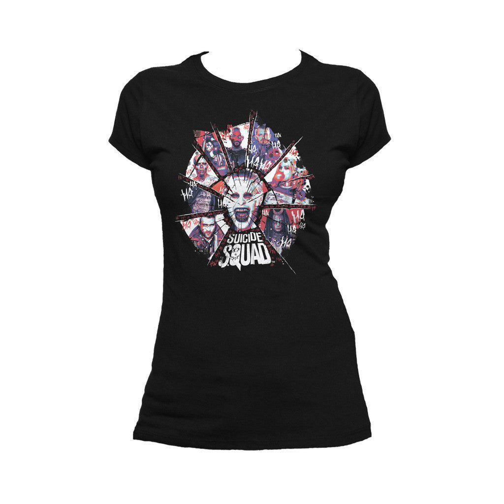 DC Suicide Squad Shattered Official Women's T-shirt ()